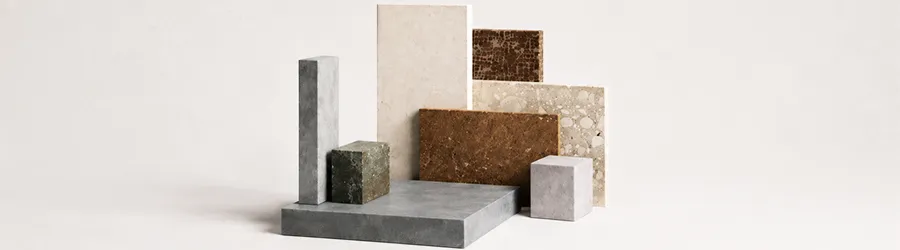Concrete, Terracotta and Metal
