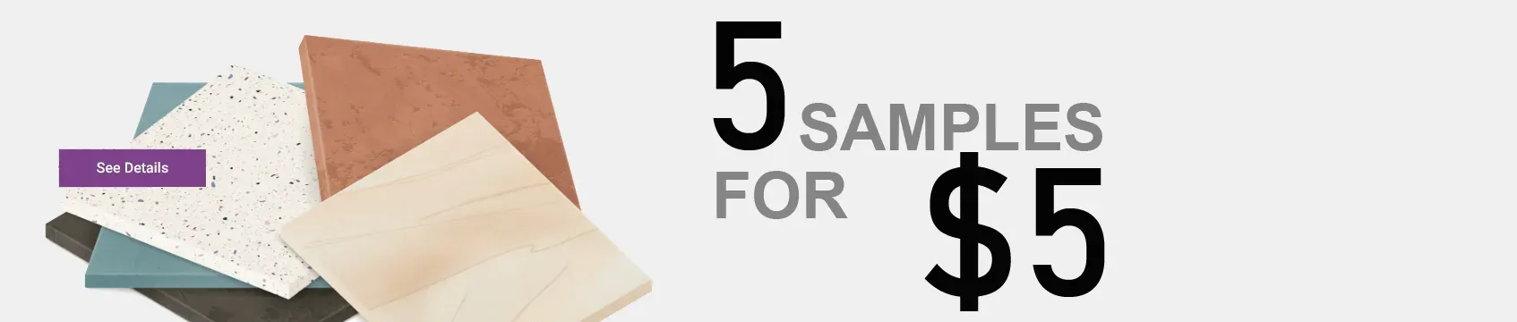 5 Samples fo $5