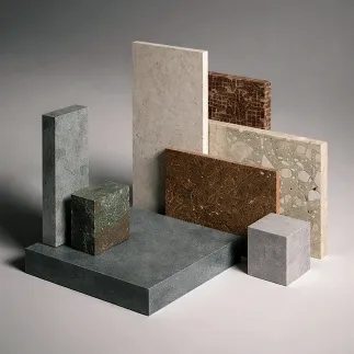 Concrete, Terracotta and Metal