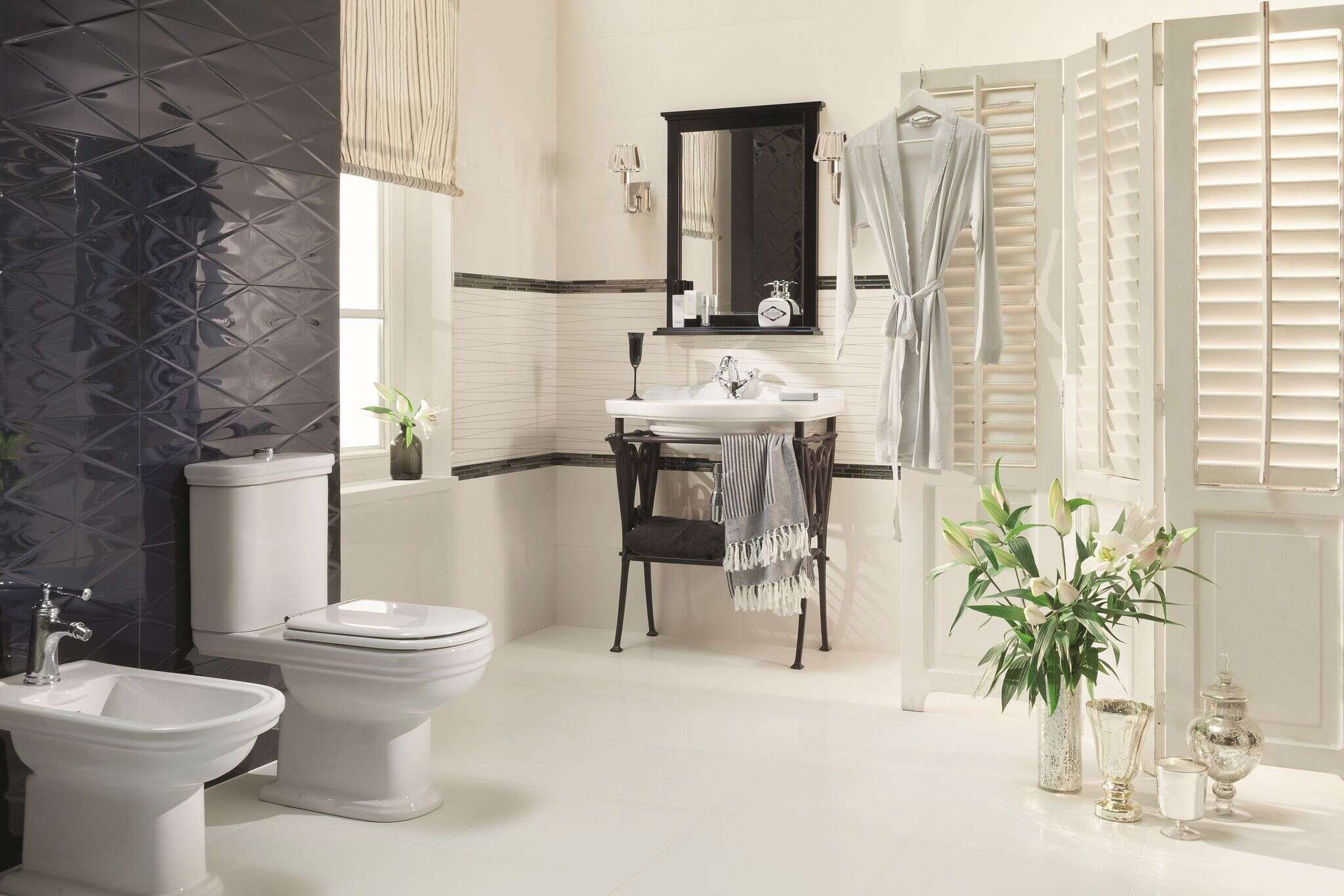 Abisso White 18x18 Lappato Porcelain Tile      