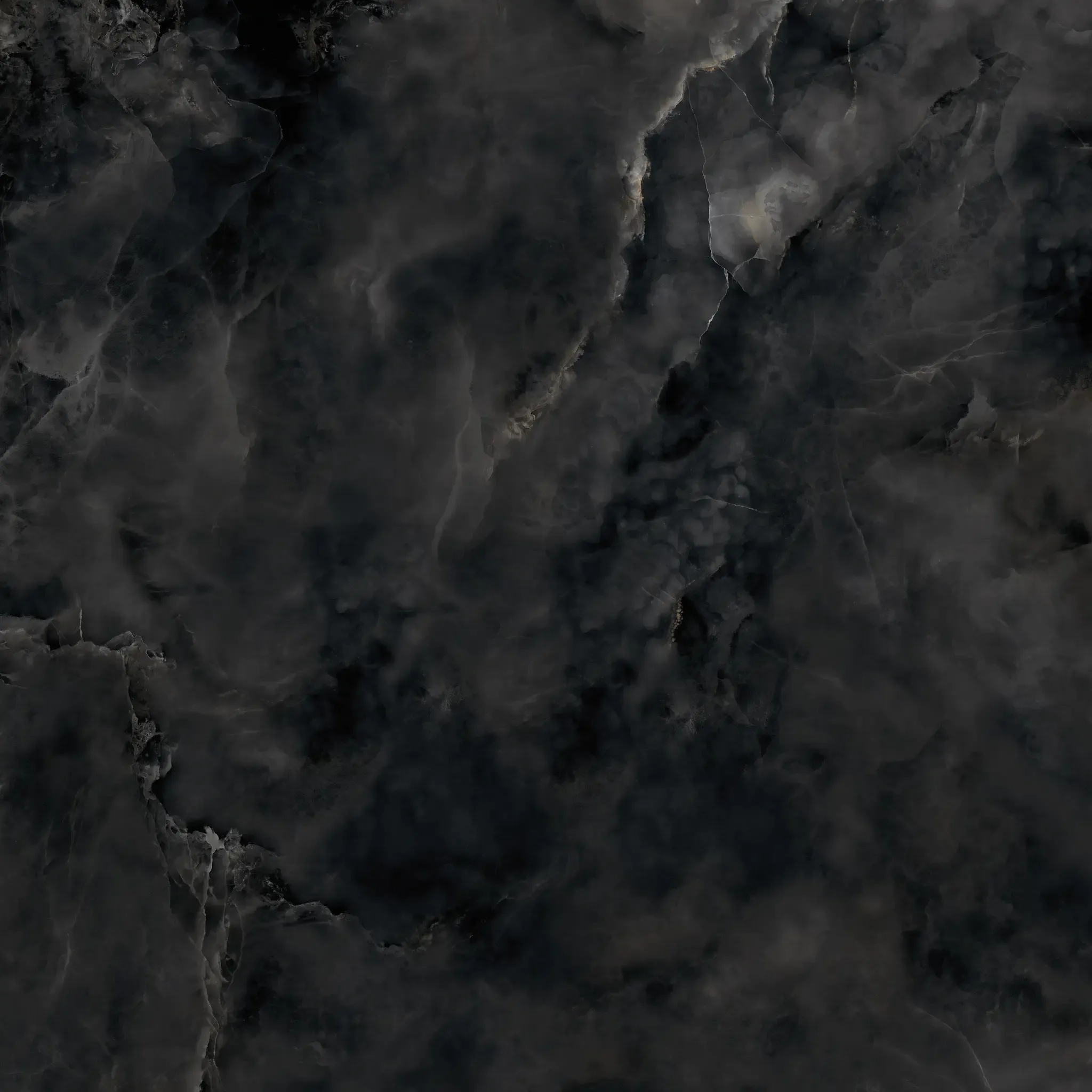 Aquamarine Black 48x48 Polished Porcelain Tile