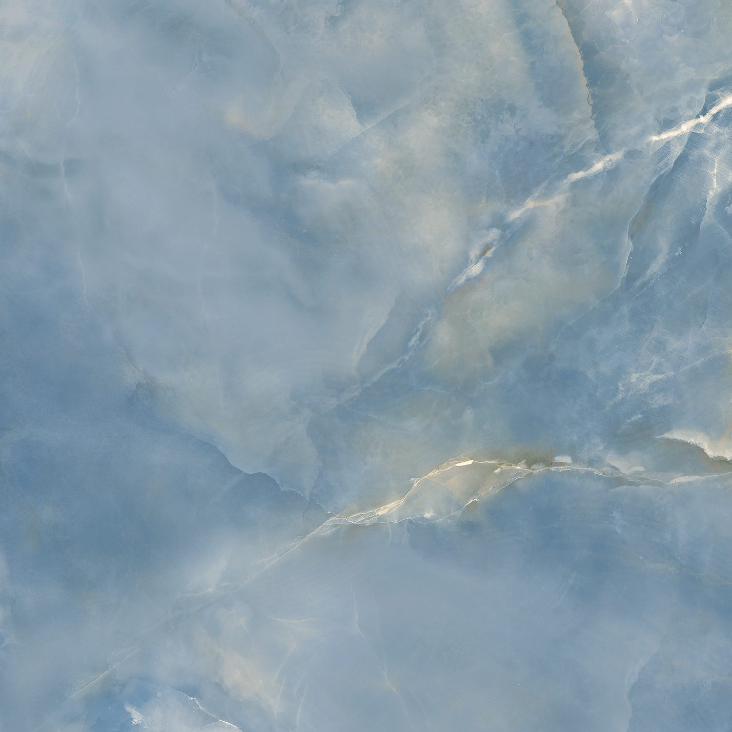 Aquamarine Blue 24x24 Polished Porcelain Tile