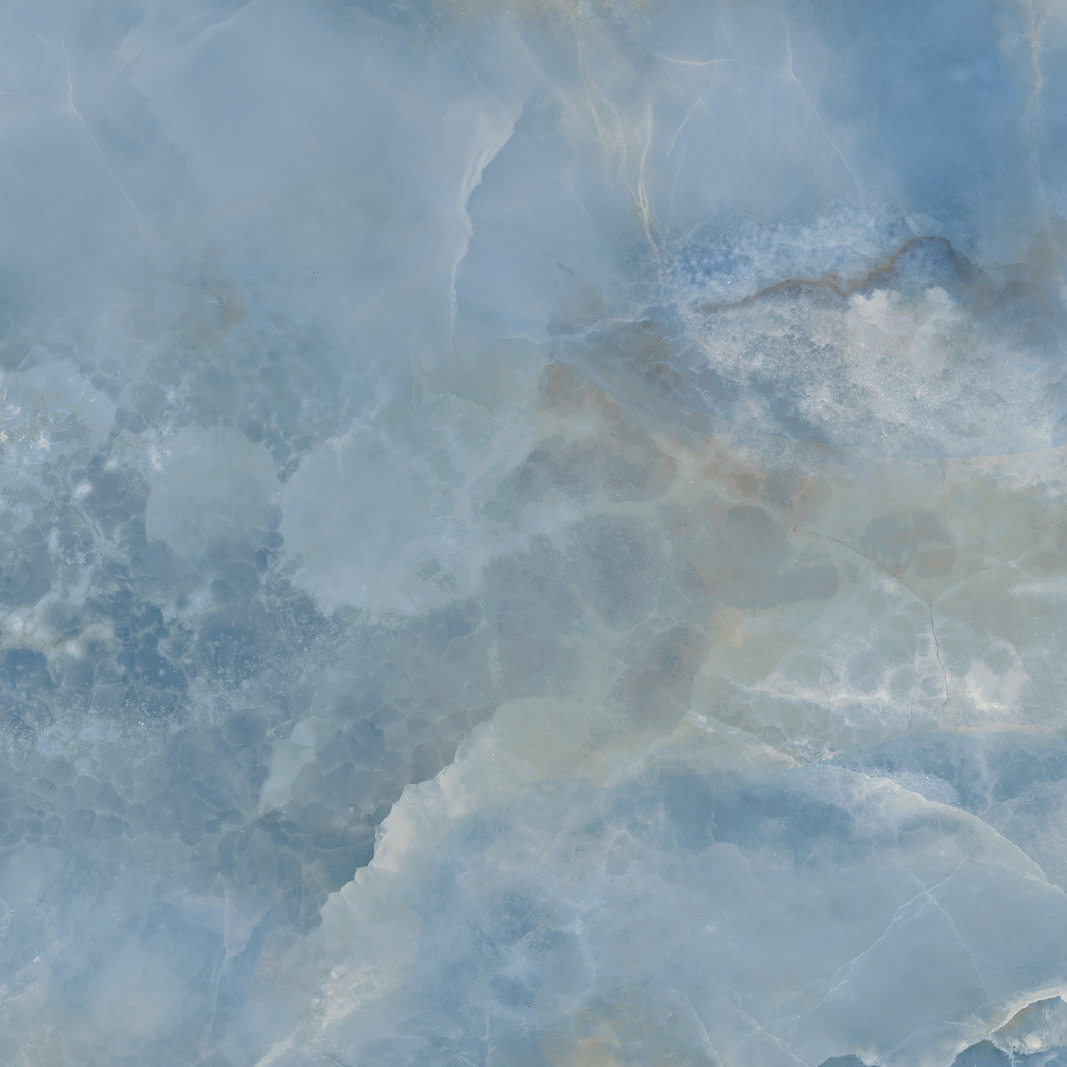 Aquamarine Blue 24x24 Polished Porcelain Tile
