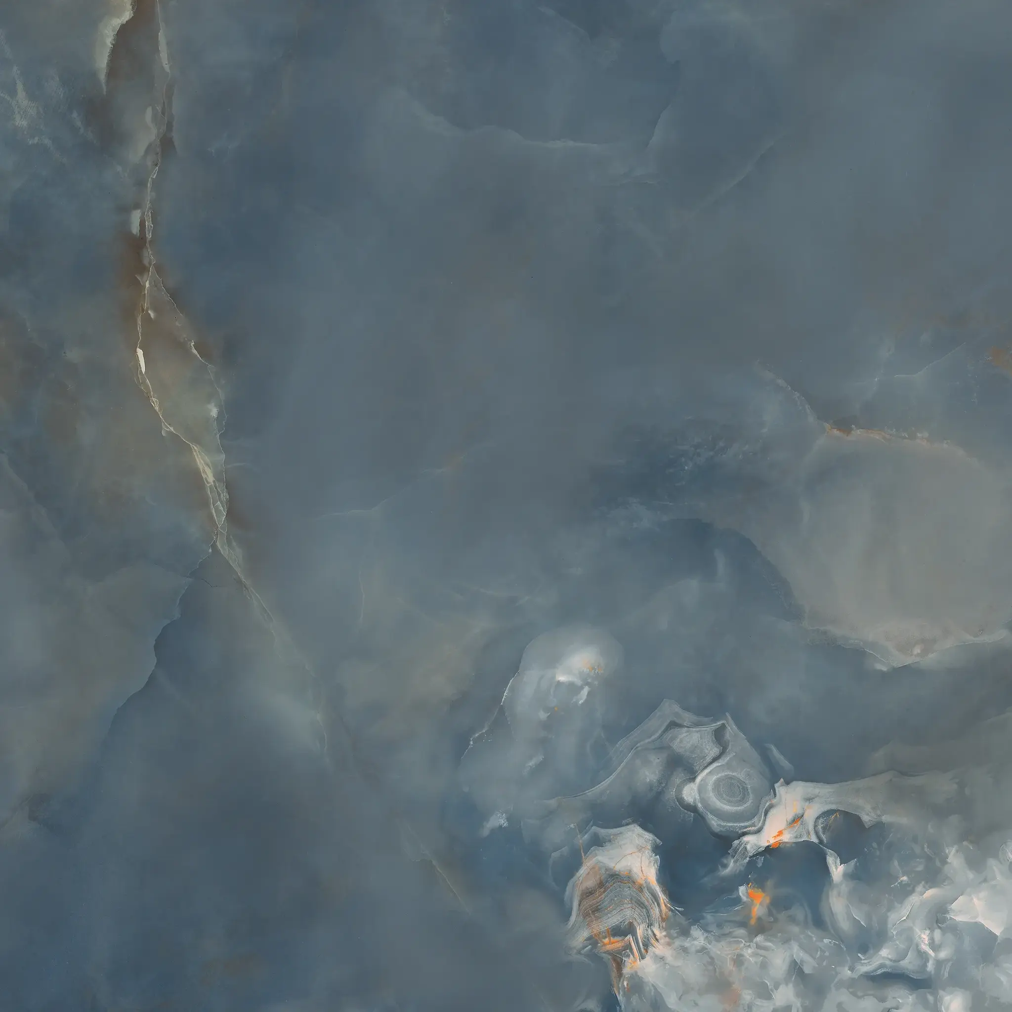 Aquamarine Navy 24x24 Polished Porcelain Tile