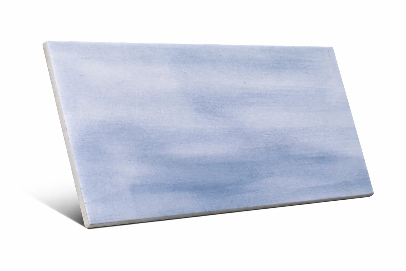 Aquarelle Blue 6x12 Glossy Ceramic Wall Tile