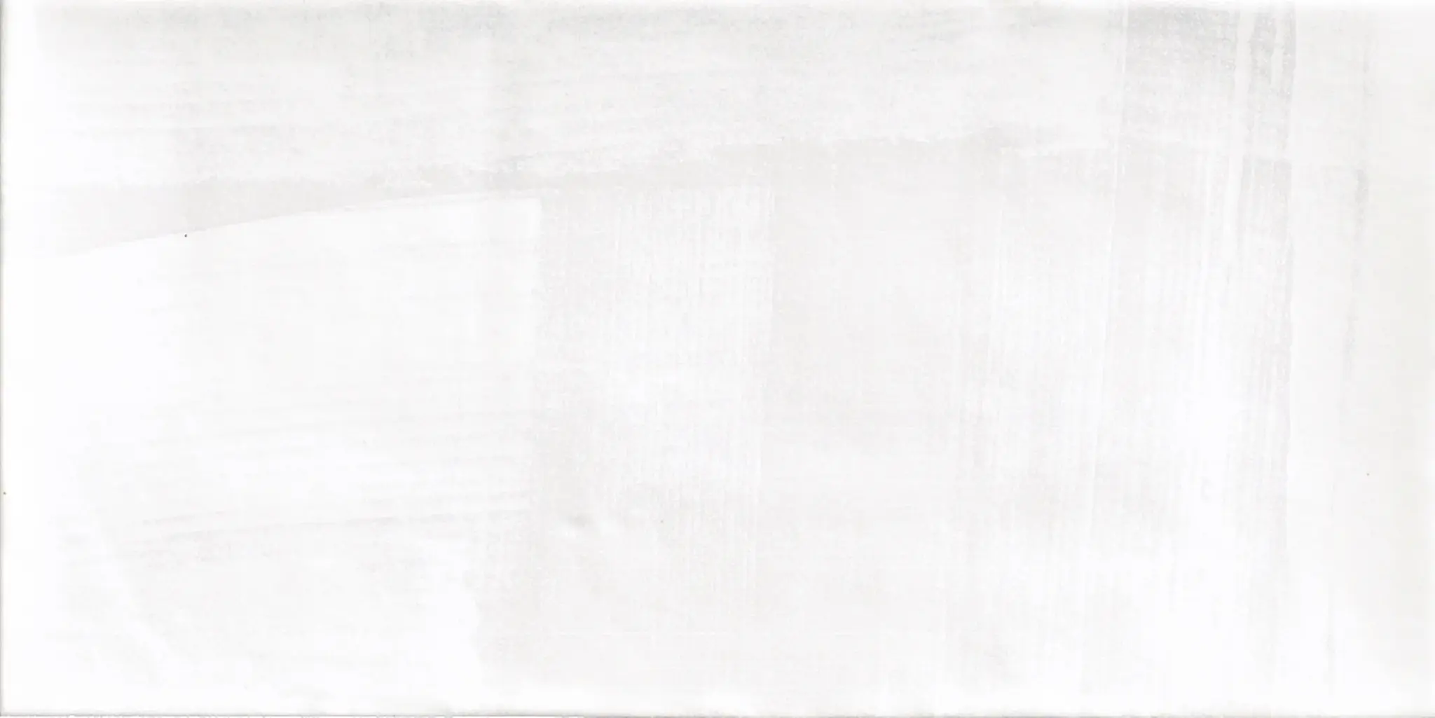 Aquarelle White 6x12 Glossy Ceramic Wall Tile 