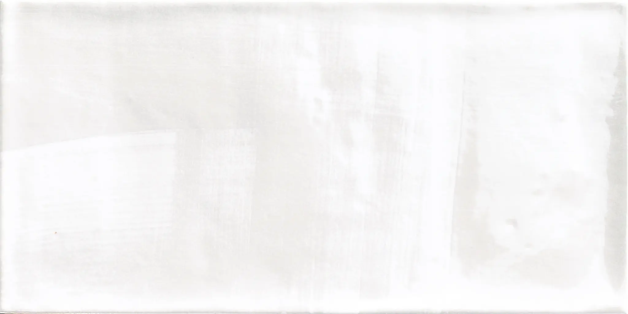 Aquarelle White 6x12 Glossy Ceramic Wall Tile 