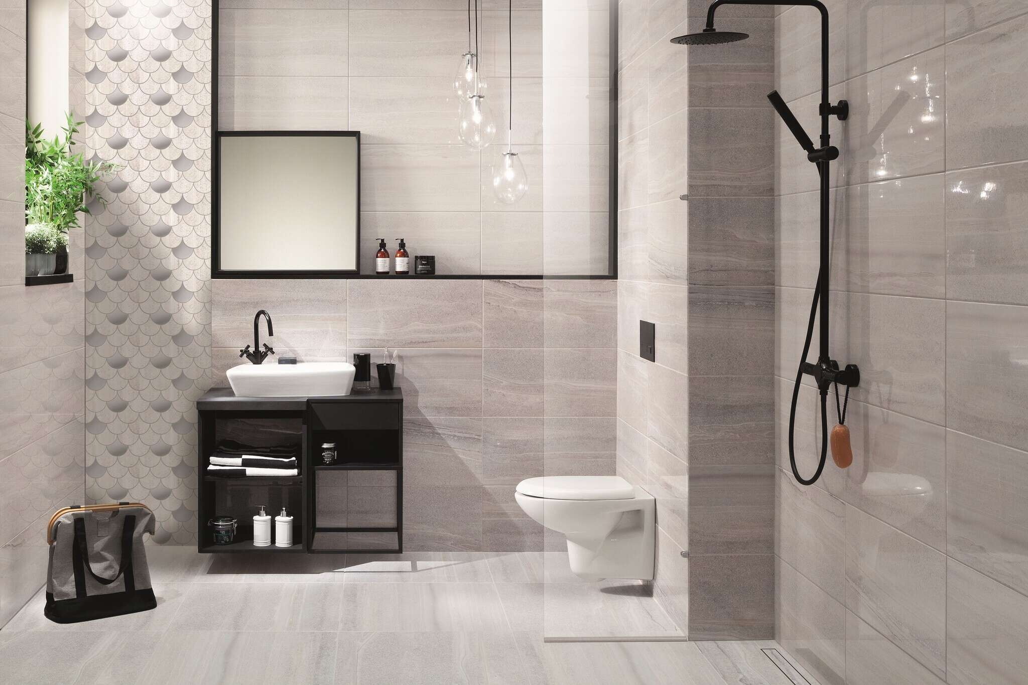 Artemon Silver 8x12 Glossy with Gray Ceramic Wall Mosaic