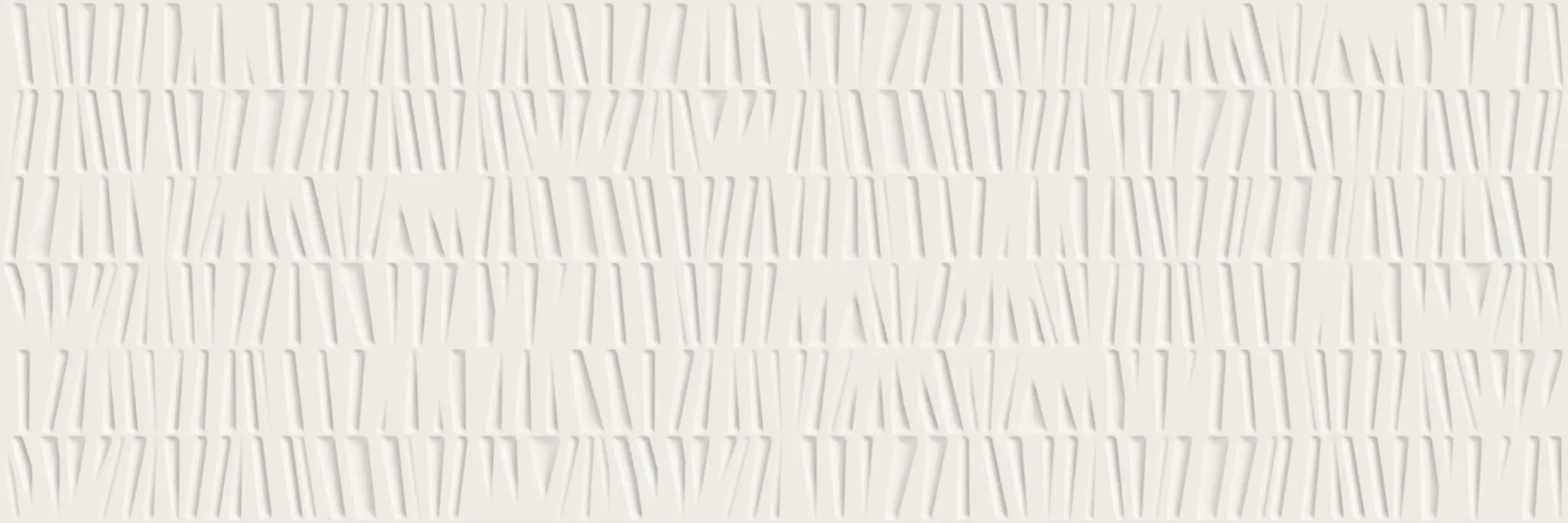 Aurora White 12x36 Glossy Ceramic Structure Wall Tile
