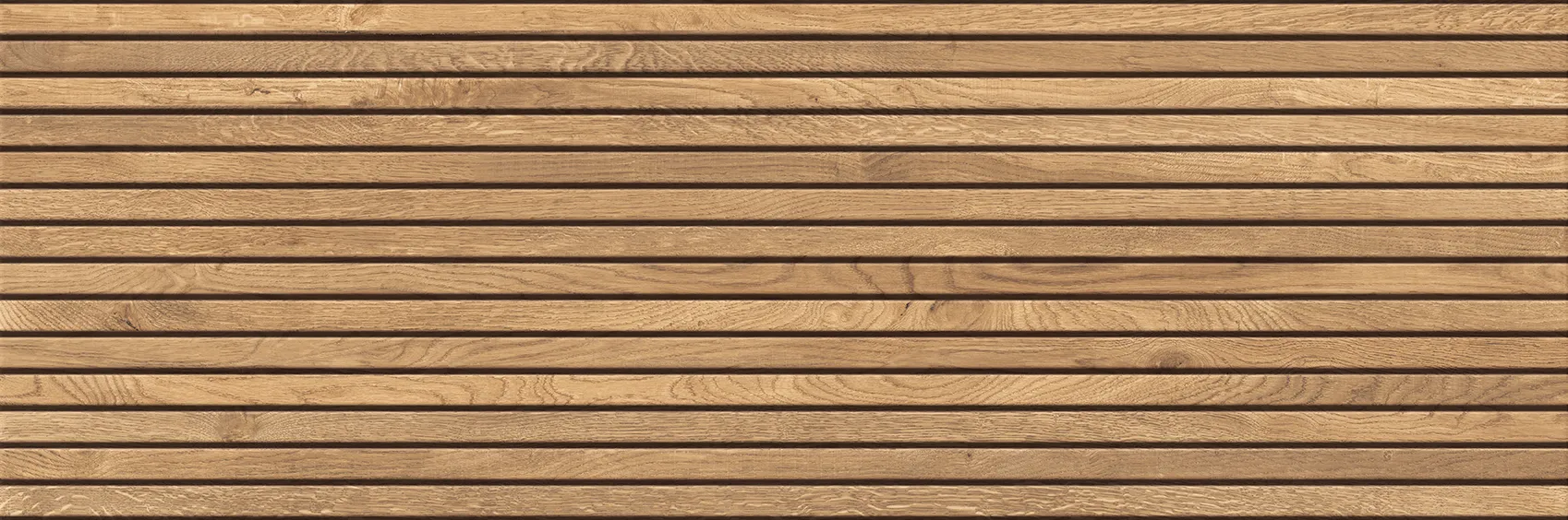 Bandwood Beige 16x48 Matte Black Grout Structure Ceramic Wall Tile