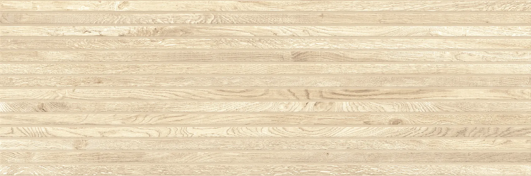 Bandwood Cream 16x48 Matte Structure Ceramic Wall Tile