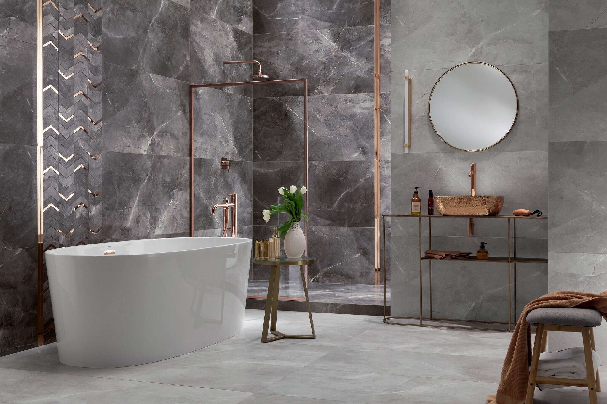 Blackwall Gray 24x24 Lappato Porcelain Tile
