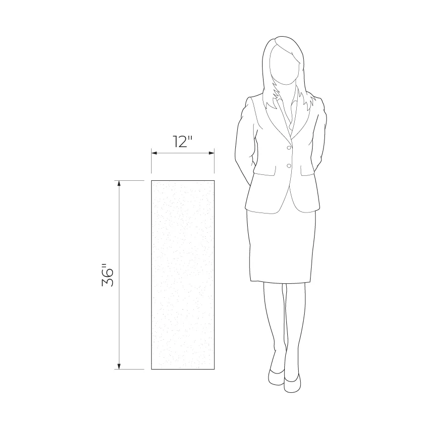 Bloom Linen White 12x36 Semi - Matte Structure 2 Ceramic Wall Tile