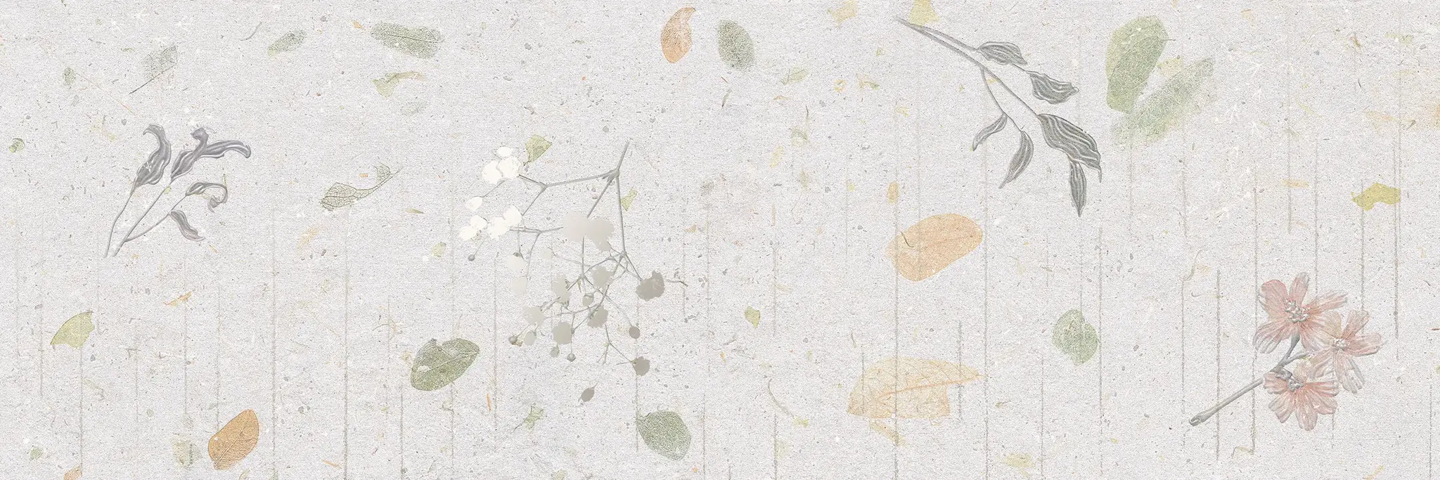 Bloom Sample - Bloom Linen White 24x36 Semi - Matte Structure Wall Décor Tile - Set of 2