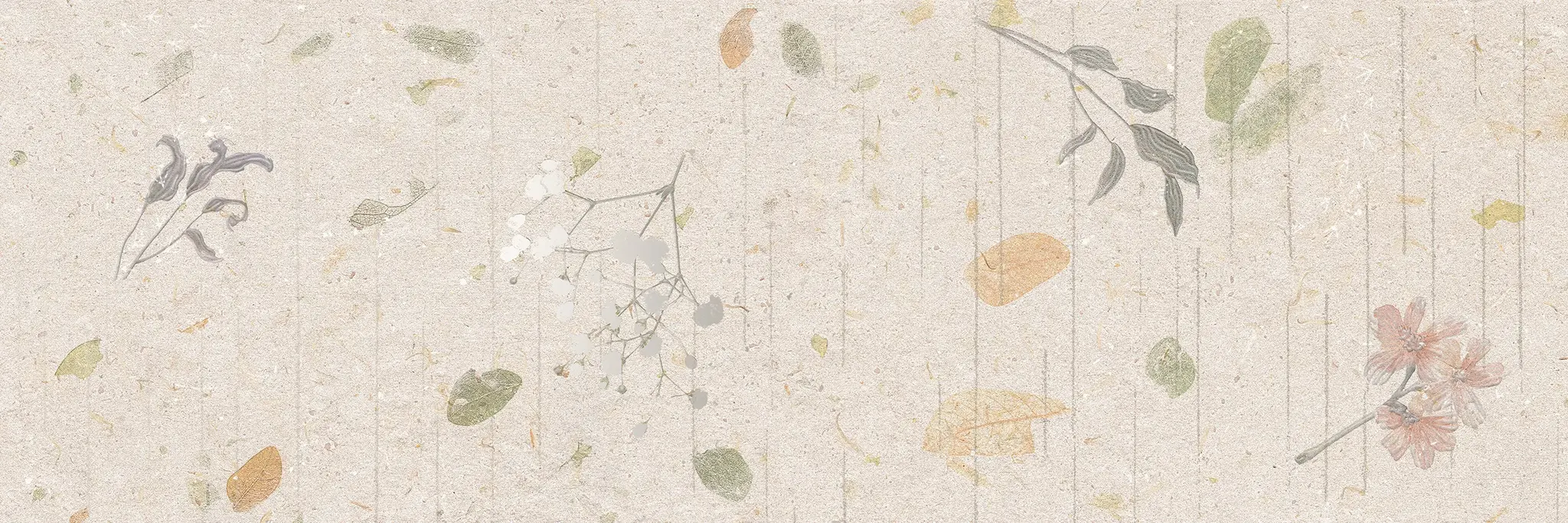 Bloom Sample - Bloom Natural 24x36 Semi - Matte Structure Wall Décor Tile - Set of 2