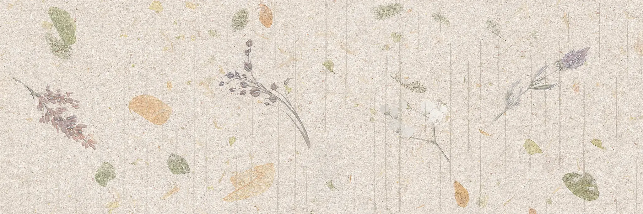 Bloom Sample - Bloom Natural 24x36 Semi - Matte Structure Wall Décor Tile - Set of 2