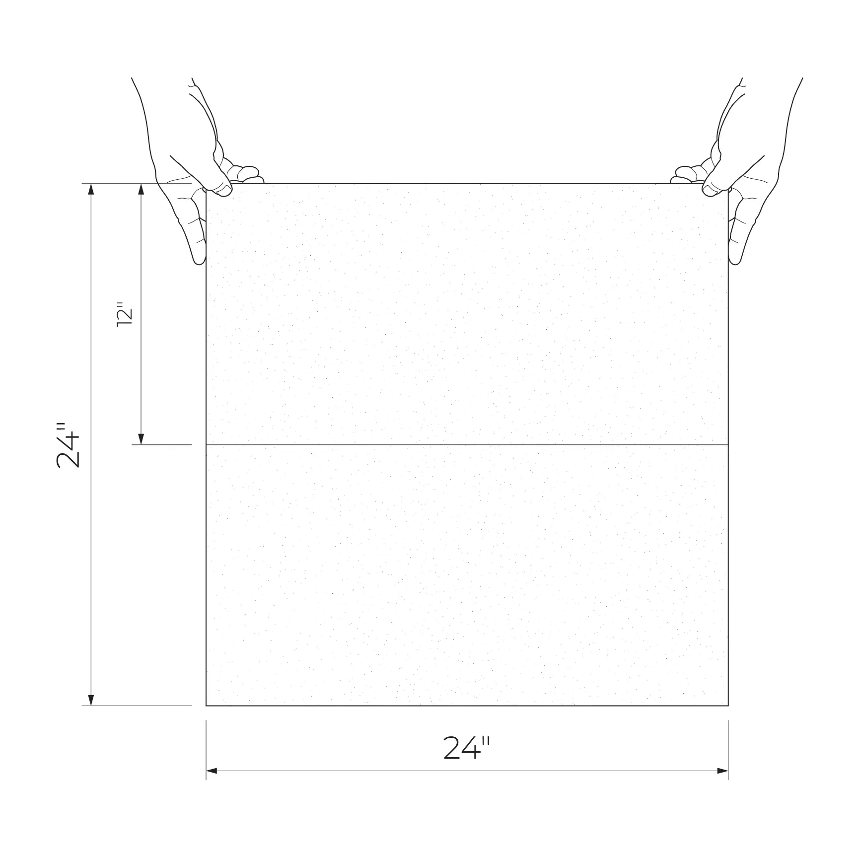 Burano Green Leaves 24x24 Matte 2-Elements Ceramic Wall Décor (Set of 2 tiles, 12 X 24 each)