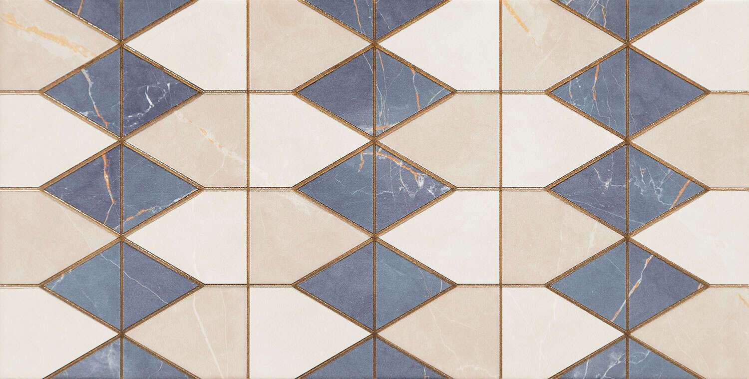 Chic Stone Sample - Chic Stone Mix 12x24 Glossy Ceramic Wall Décor Tile