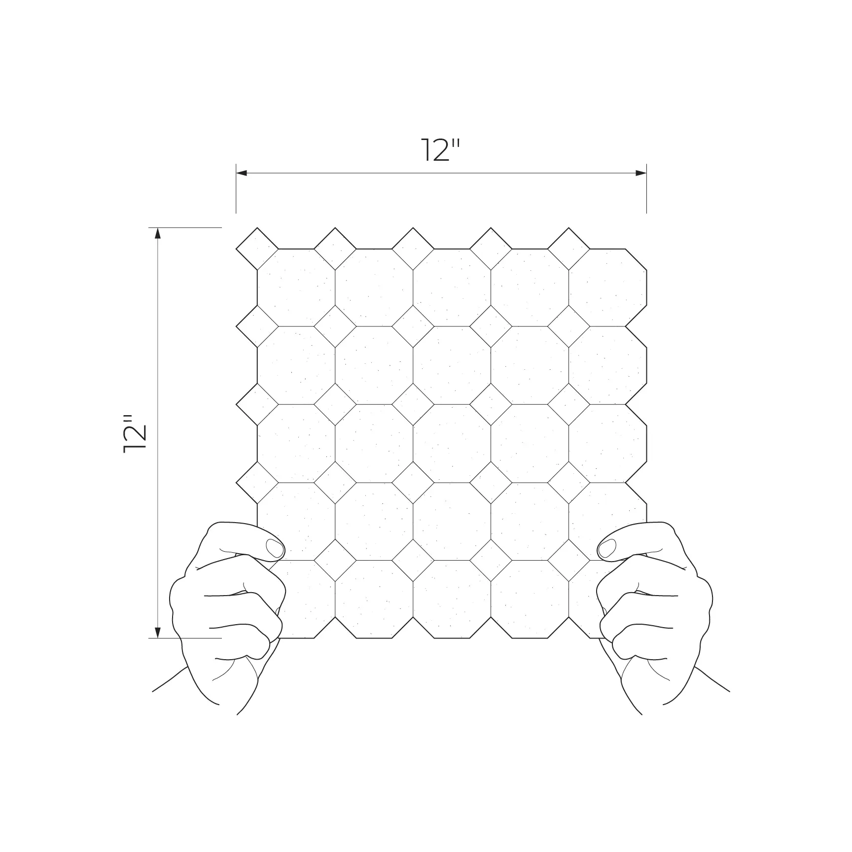 Boho Fashion 2 Porcelain mosaic