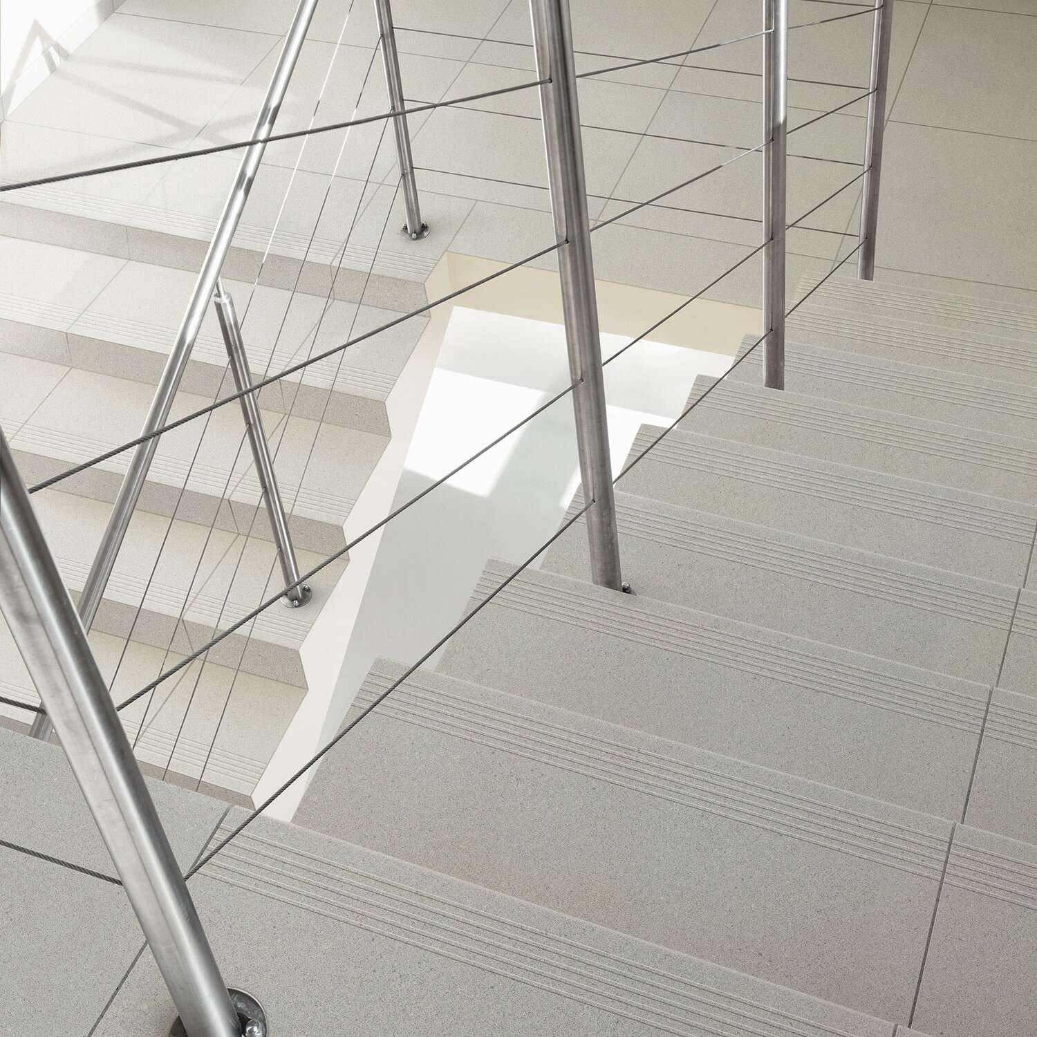 Grand Cave Graphite 12x24 Matte Stone Look Structure Step Tread Porcelain Tile