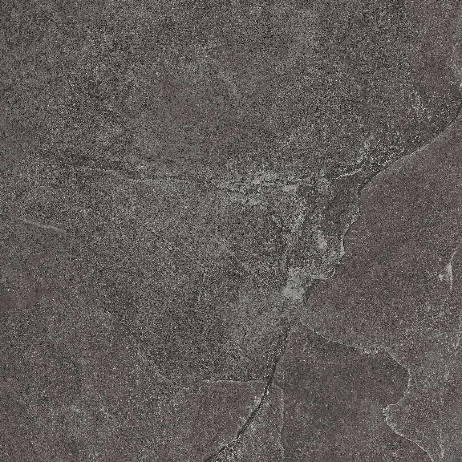 Grand Cave Graphite 32x32 Matte Stone Look Structure Porcelain Tile