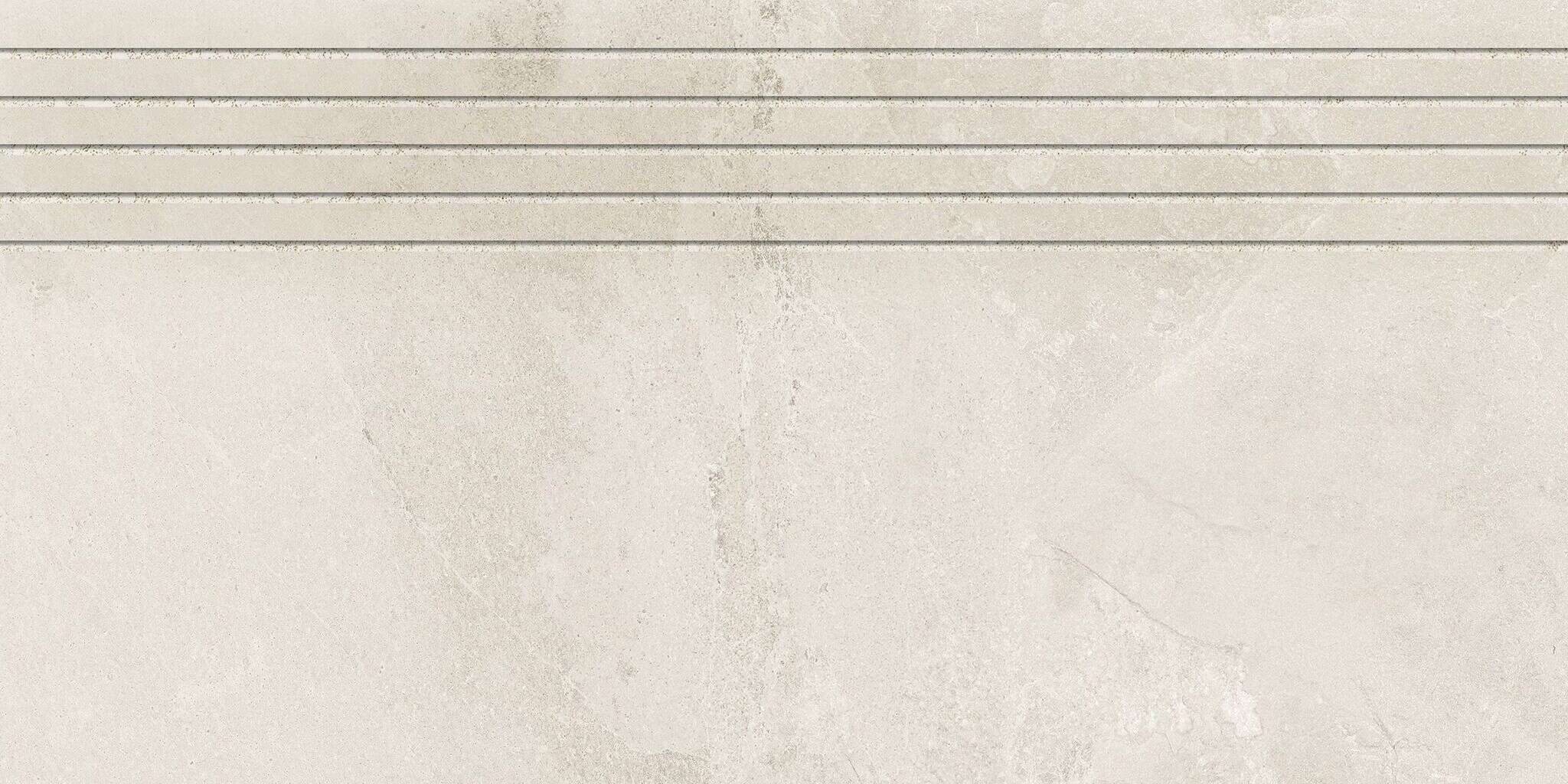 Grand Cave Ivory 12x24 Matte Stone Look Structure Step Tread Porcelain Tile