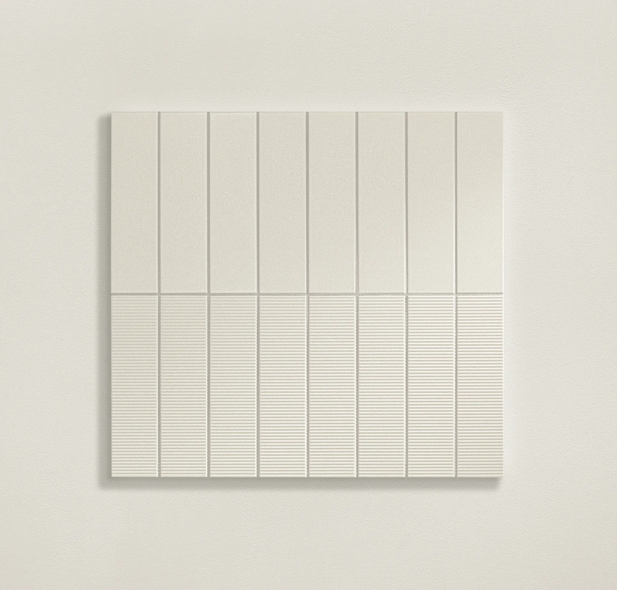 Groove White Sugar 3x12 Glossy Structure 1 Subway Wall Tile