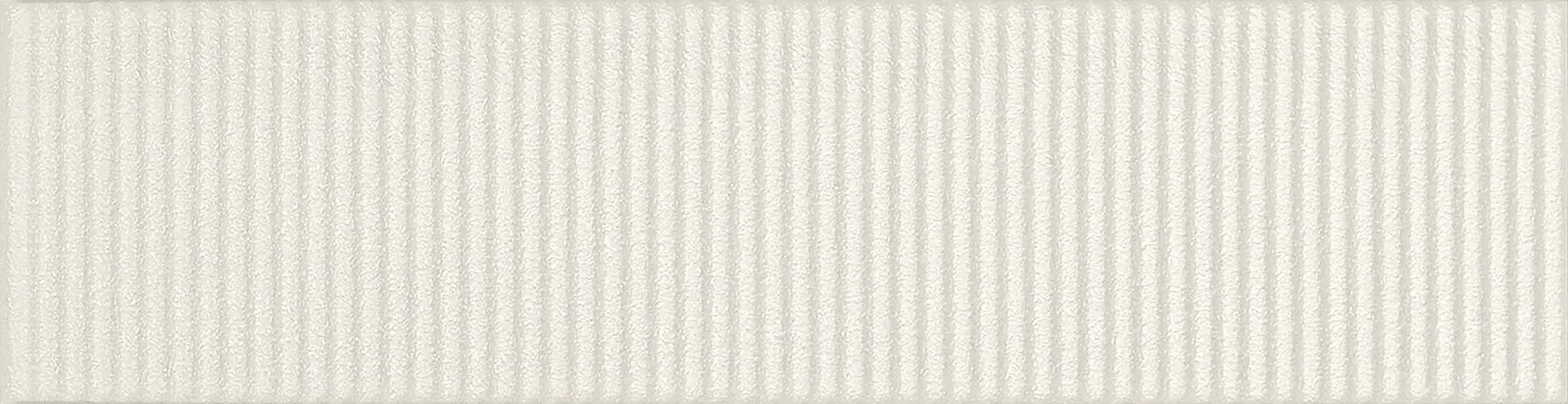 Groove White Sugar 3x12 Glossy Structure 1 Subway Wall Tile