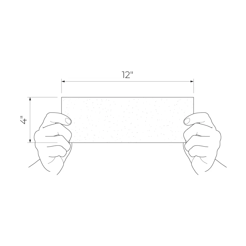 Halcyon Sample - Halcyon Gray 4x12 Matte Structure Porcelain Tile