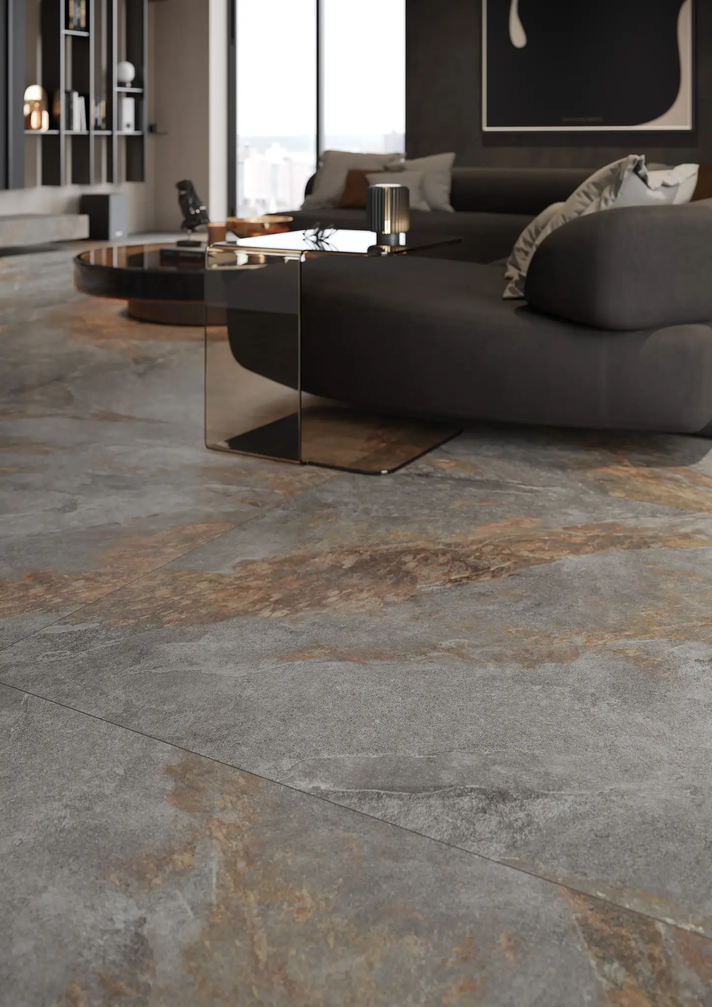 Halcyon Sample - Halcyon Gray 4x12 Matte Structure Porcelain Tile