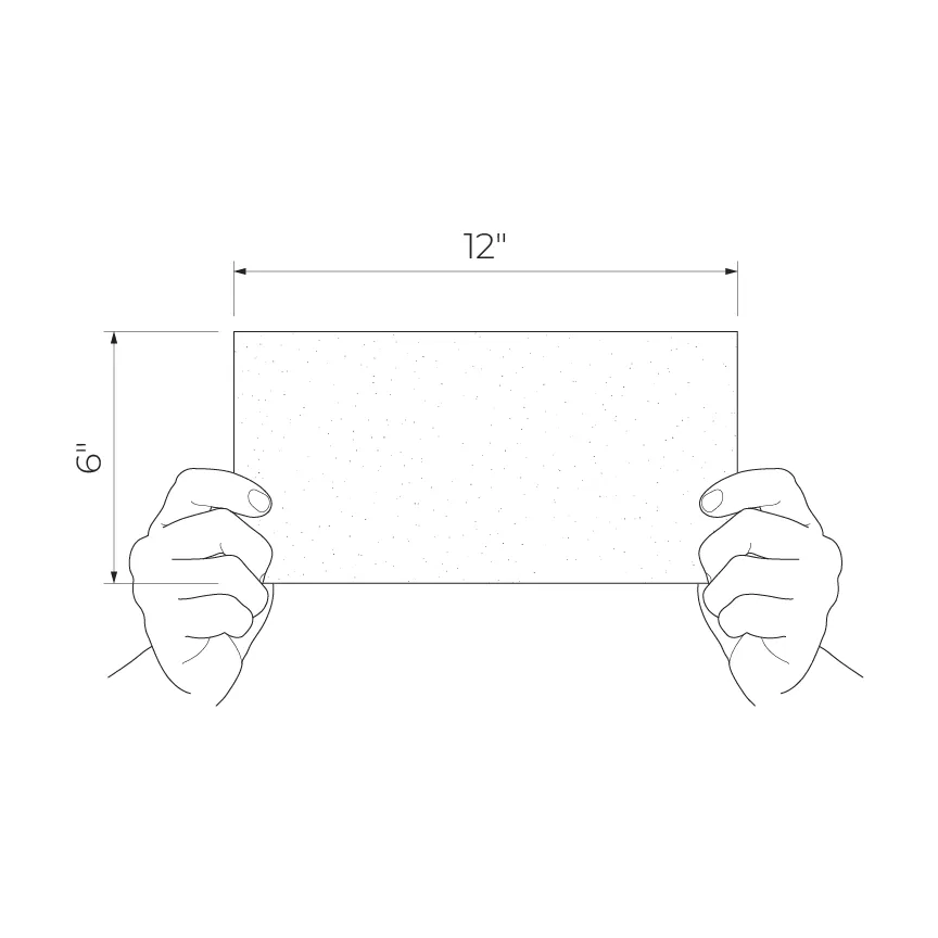Incurve Bis Incurve Fluted Rust 6x12 Glossy Ceramic Wall Structure Tile