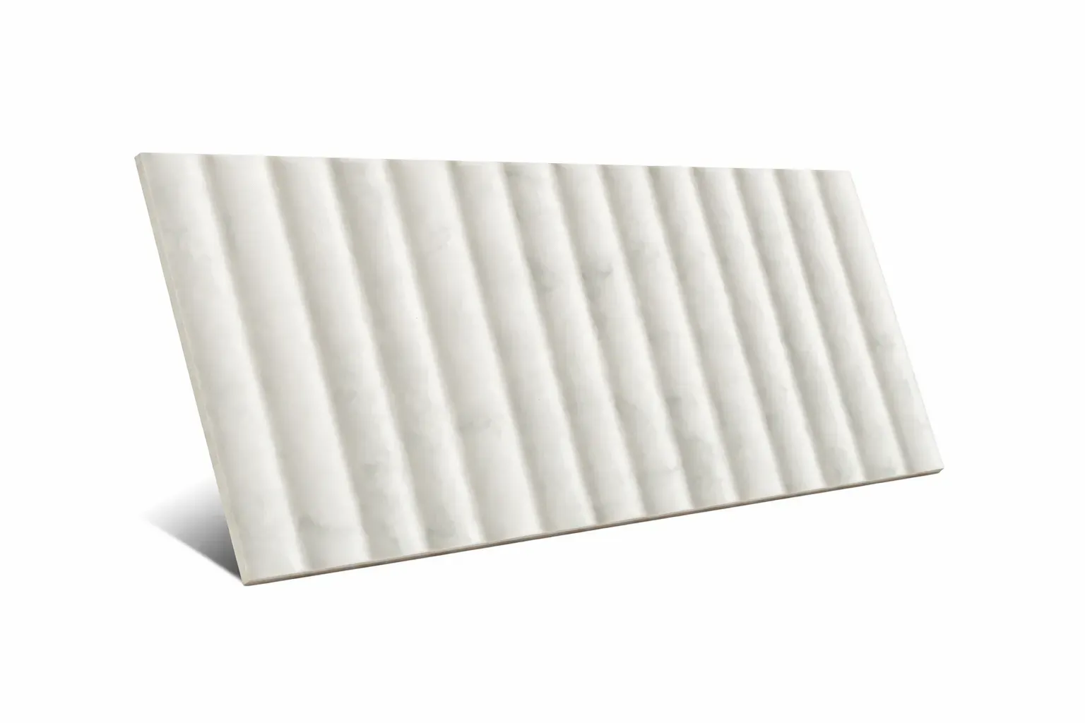 Incurve Fluted Marble 6x12 Semi-Glossy Ceramic Wall Structure Tile