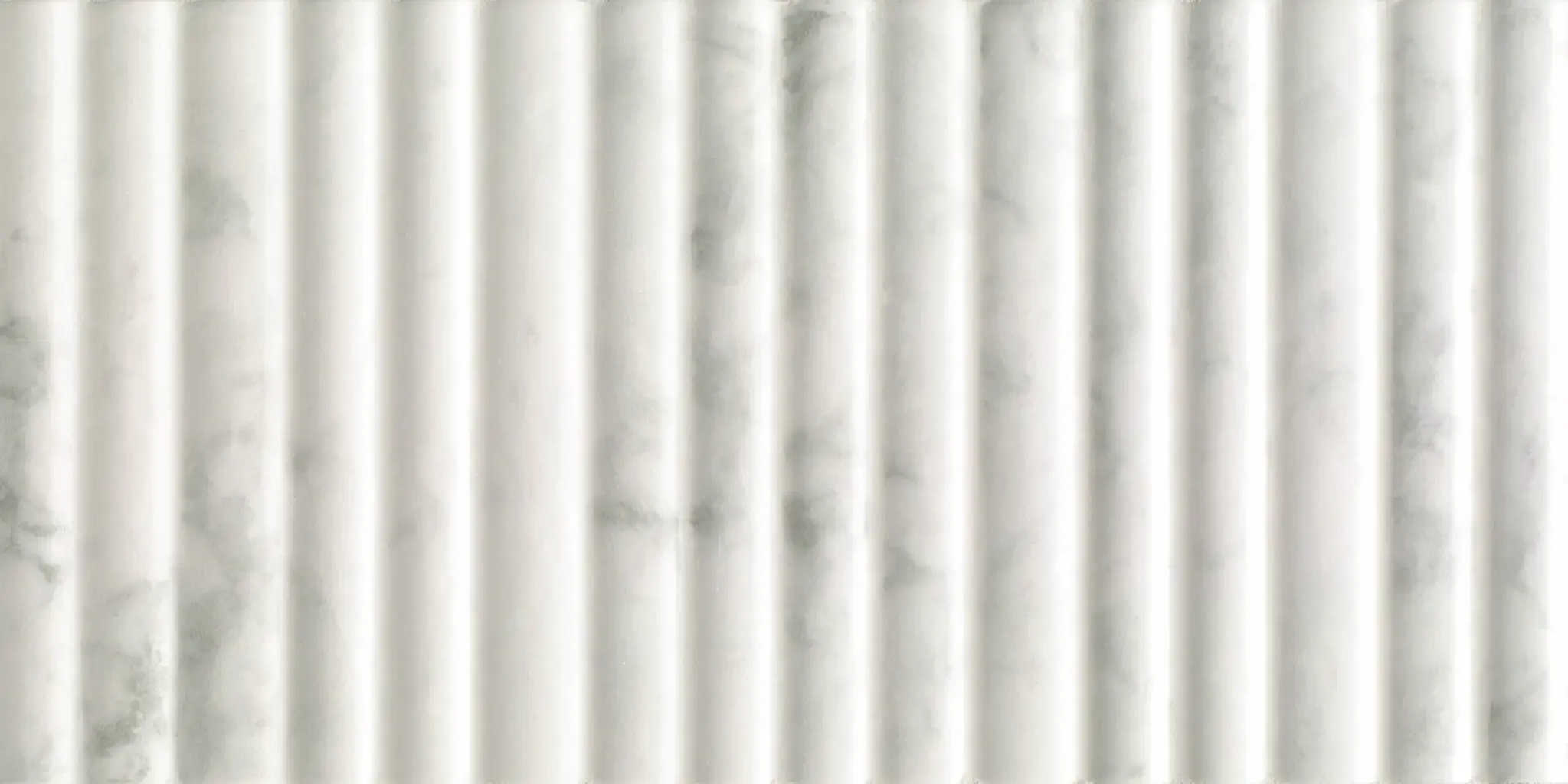 Incurve Fluted Marble 6x12 Semi-Glossy Ceramic Wall Structure Tile