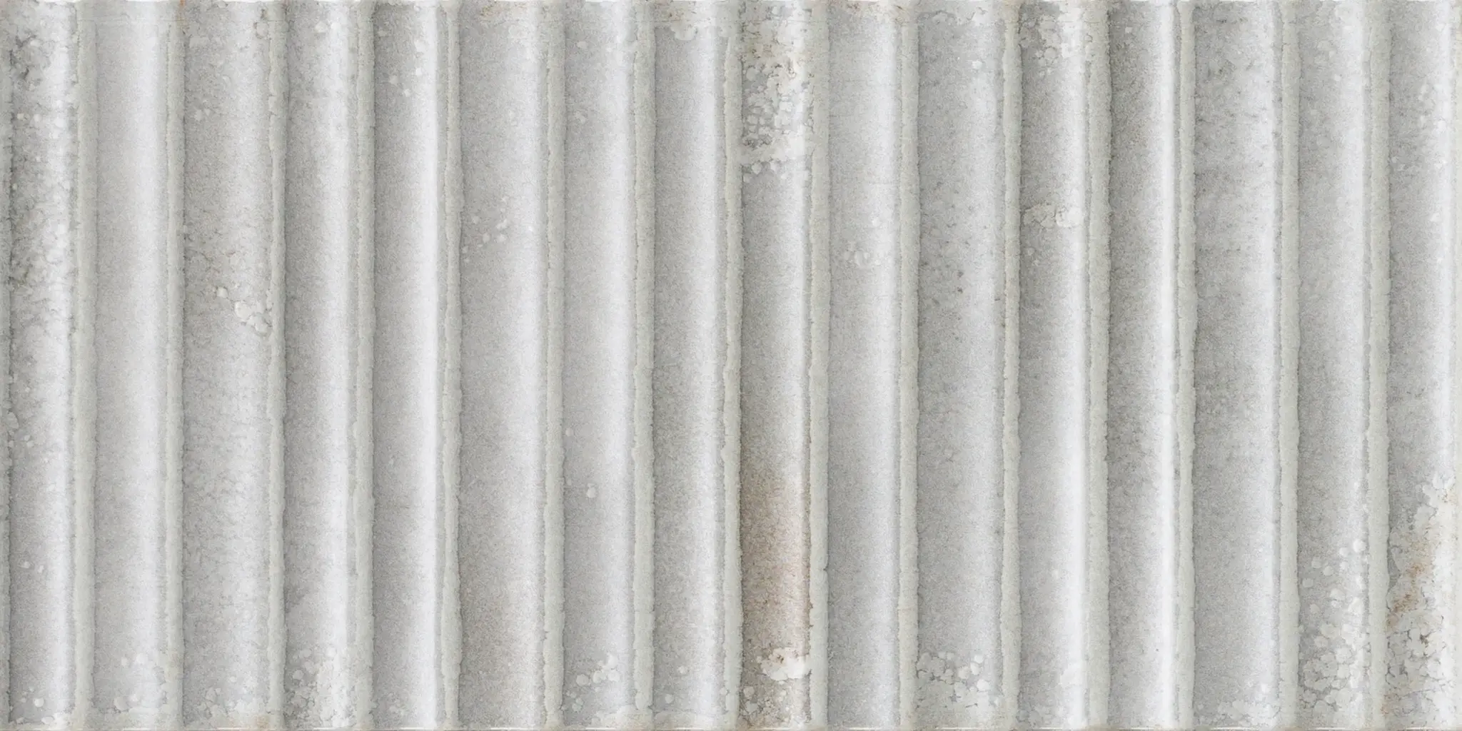 Incurve Fluted Mist White 6x12 Glossy Ceramic Wall Structure Tile