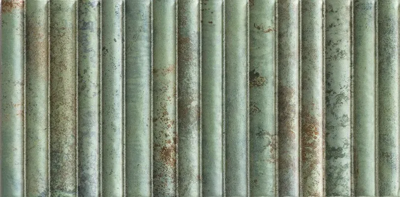 Incuvre Green 6x12 Glossy Ceramic Wall Structure Tile