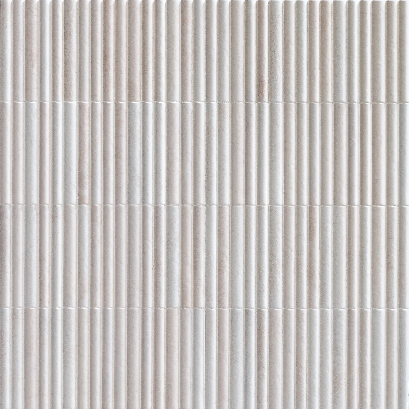 Incurve Bis Incurve Fluted Linen White 6x12 Glossy Ceramic Wall Structure Tile