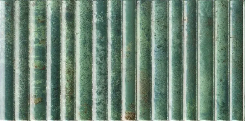 Incuvre Turchese 6x12 Glossy Ceramic Wall Structure Tile