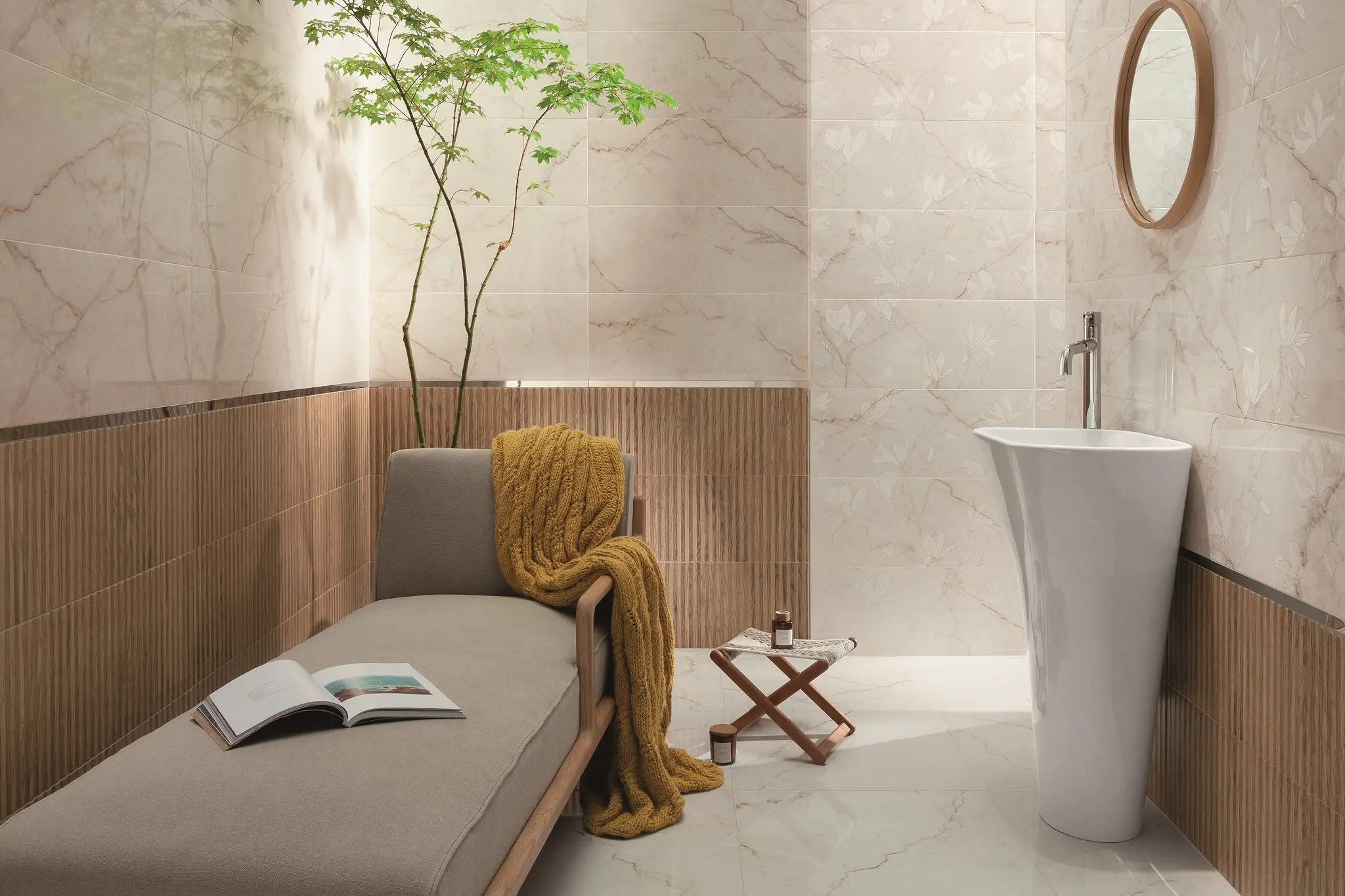 Liberte Wood 12x30 Matte Ceramic Structure 1 Wall Tile