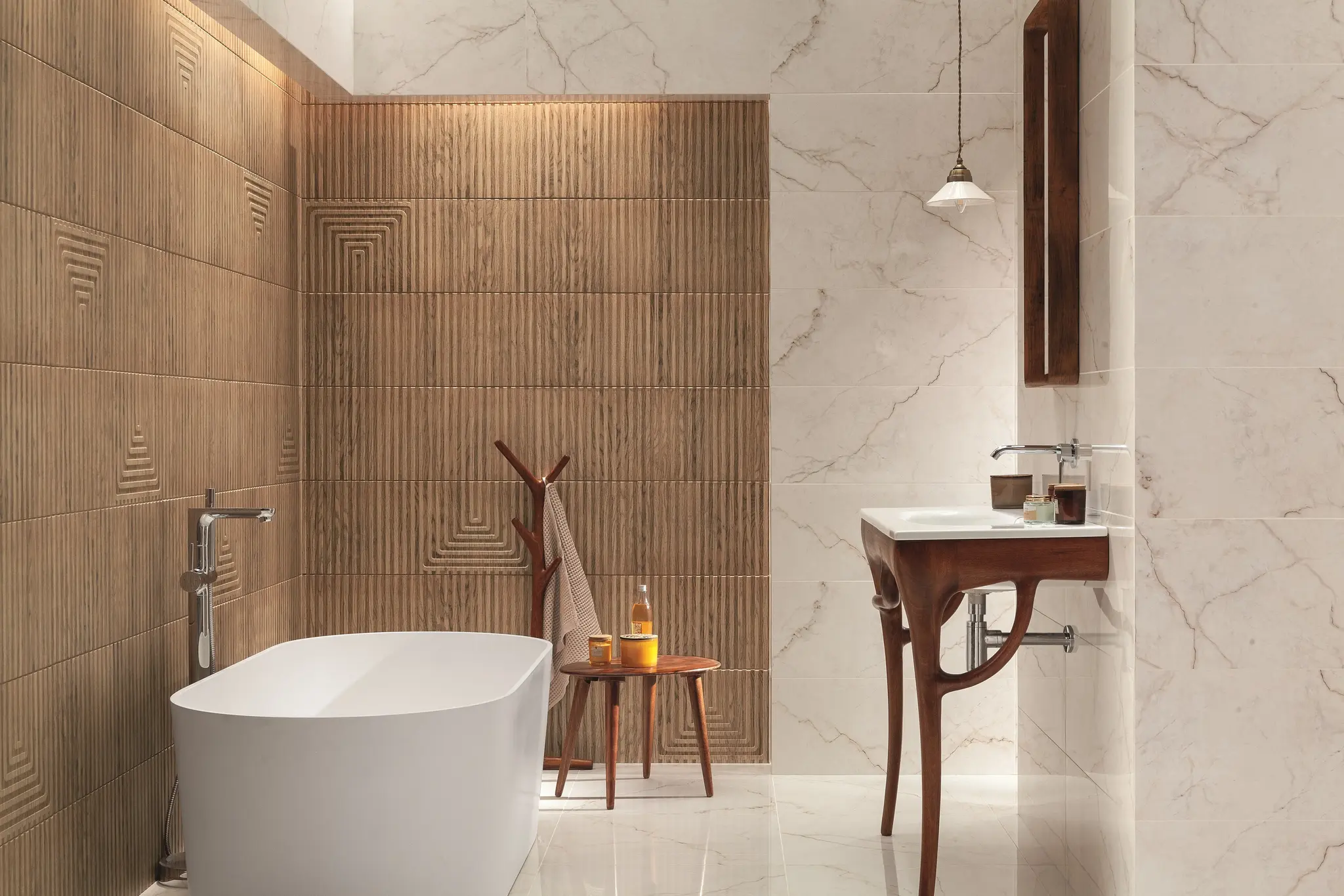 Liberte Wood 12x30 Matte Ceramic Structure 2 Wall Tile