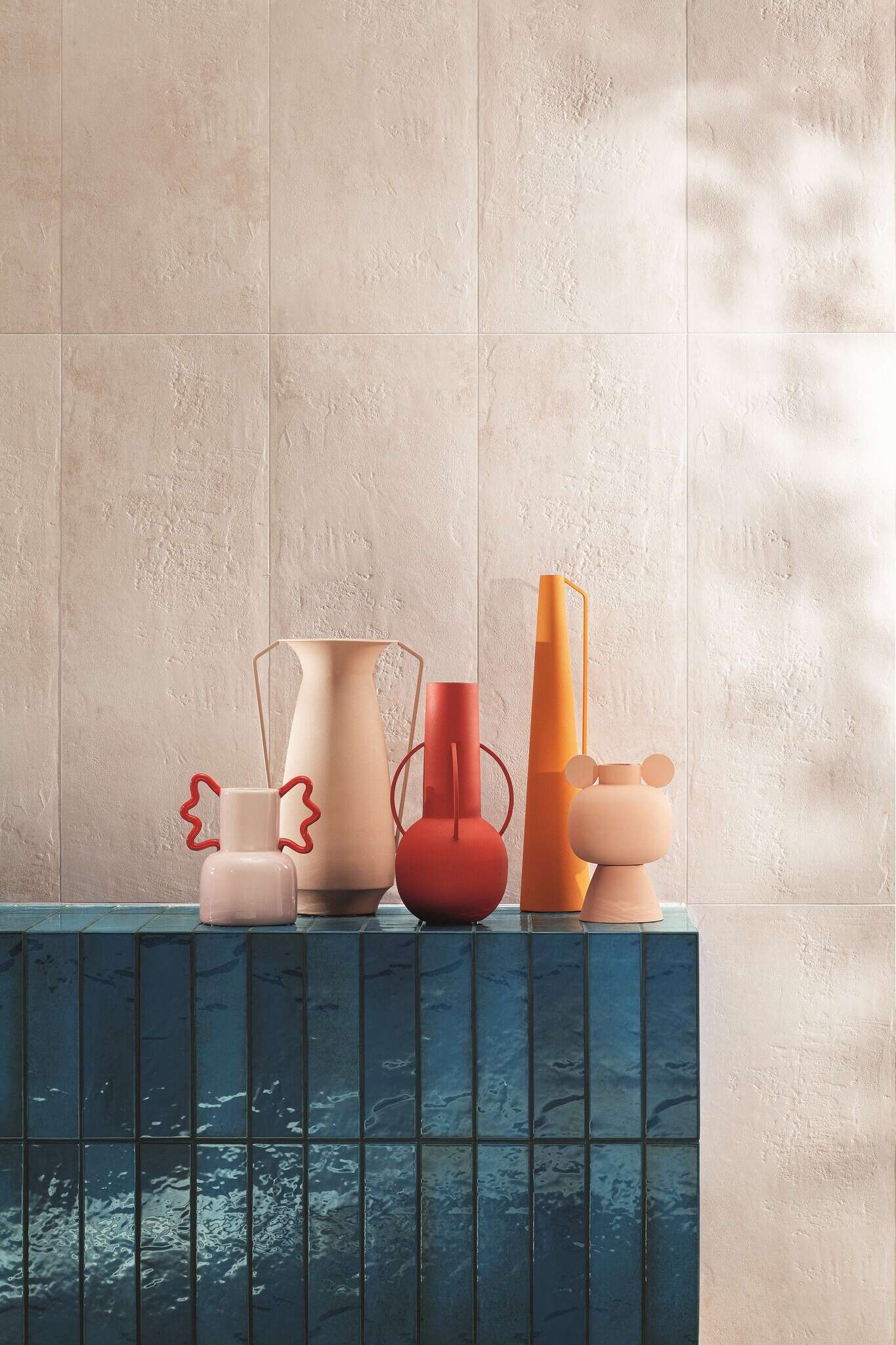 Masovia Turchese "B" 3x12 Glossy Ceramic Structure Subway Wall Tile