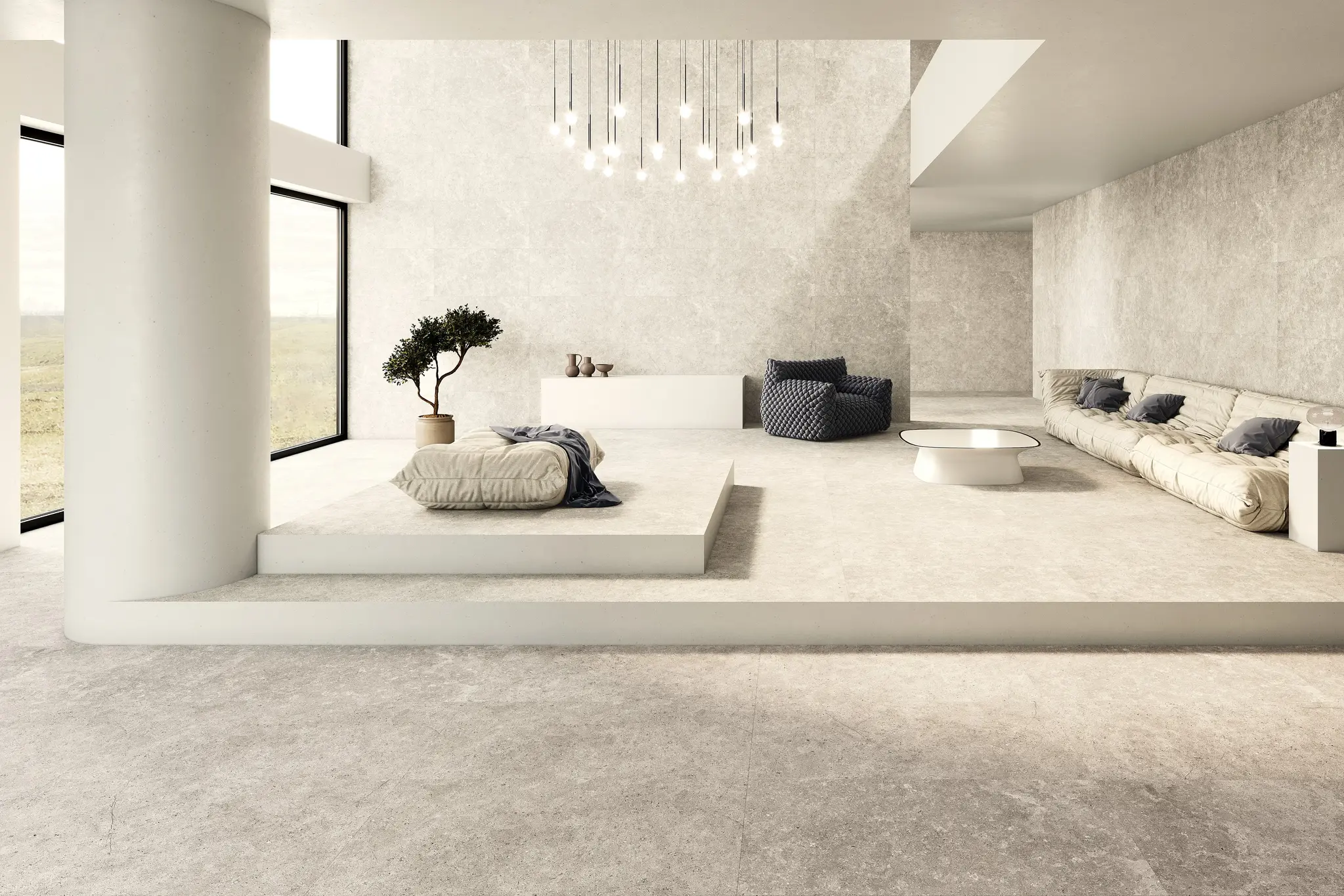 Nark Beige 12x36 Matte Ceramic Wall Tile