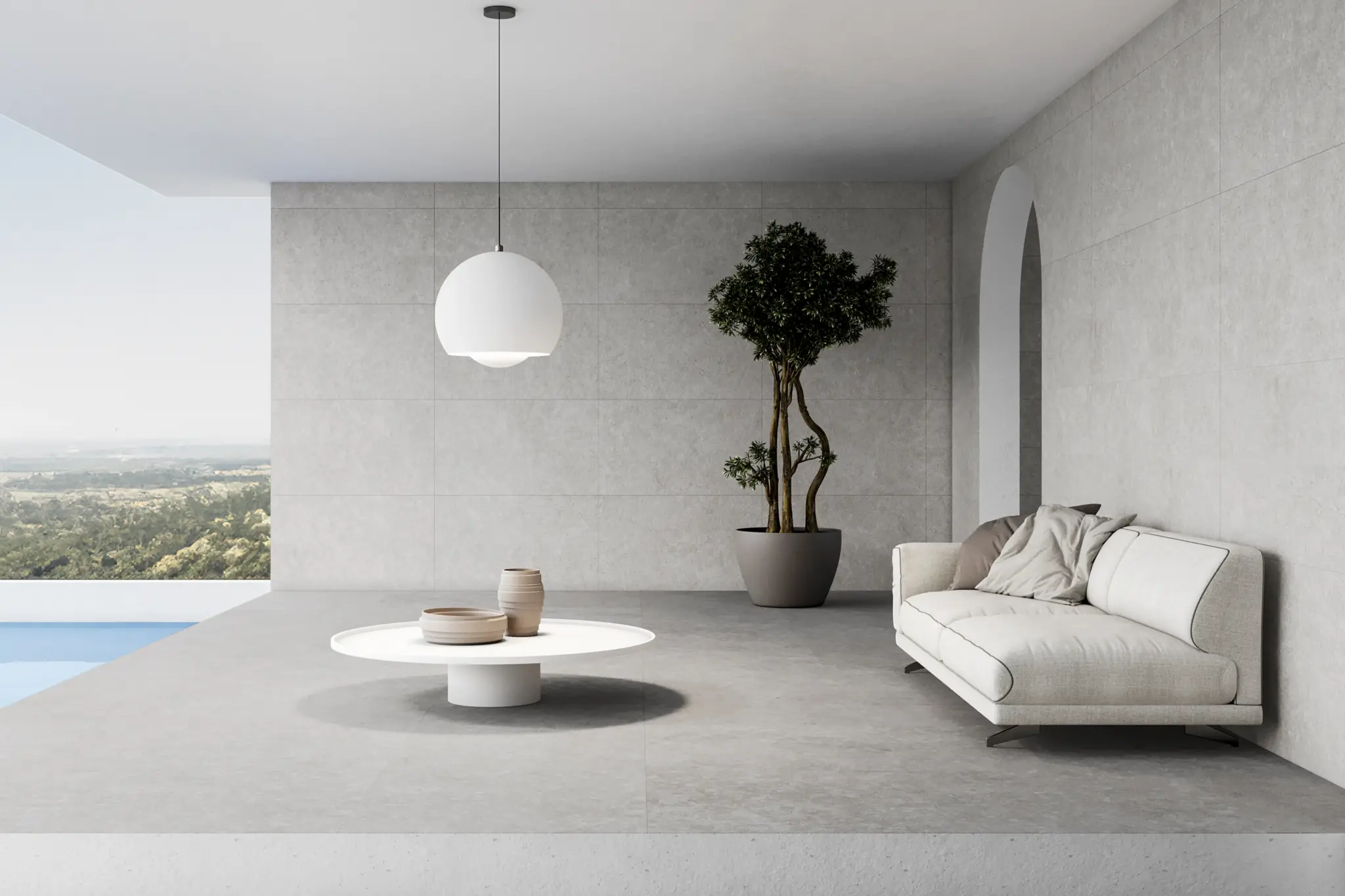 Nark Gray 24x48 Matte Porcelain Tile