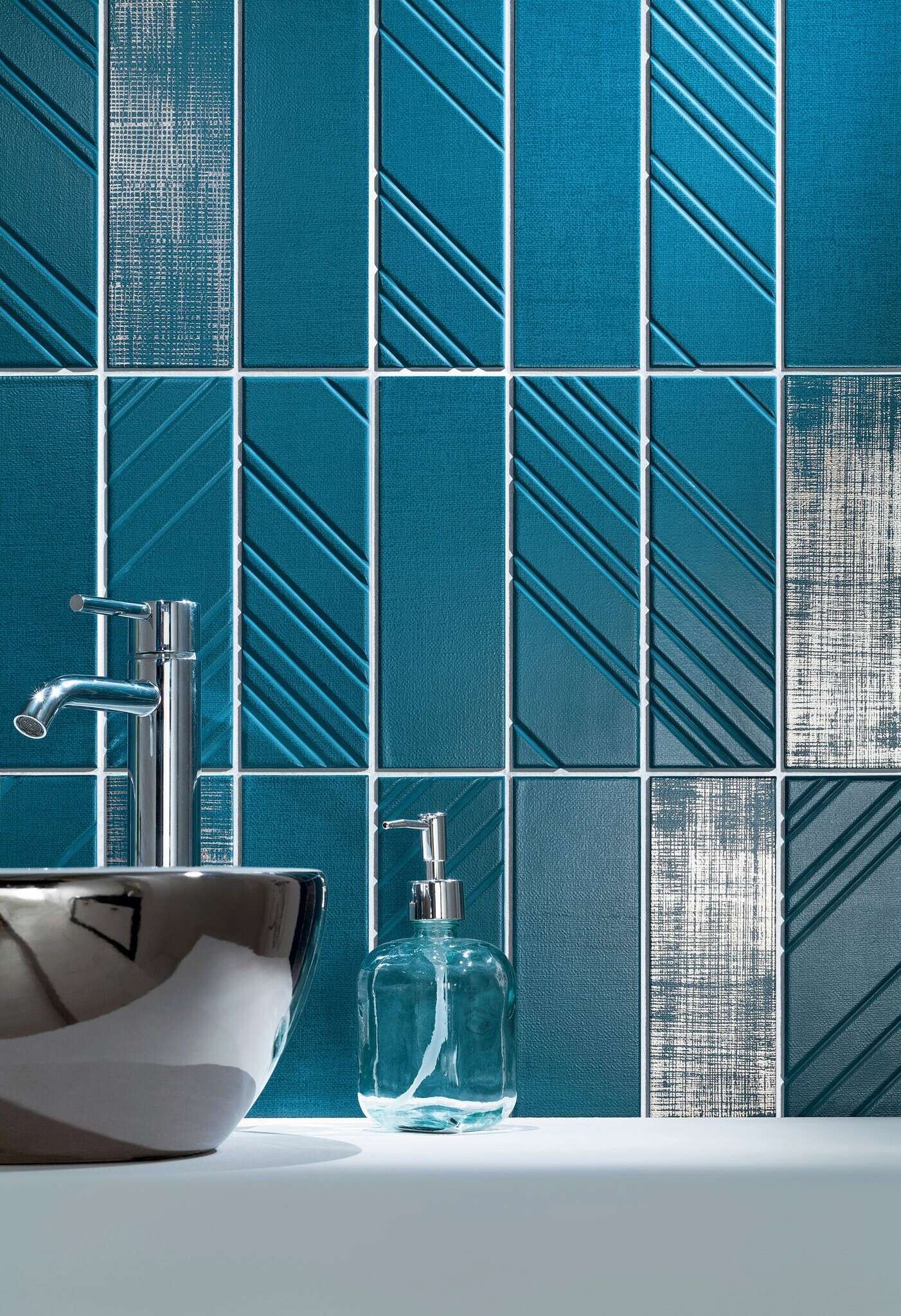 Nesi Blue 3x9 Matte Ceramic Subway Wall Tile