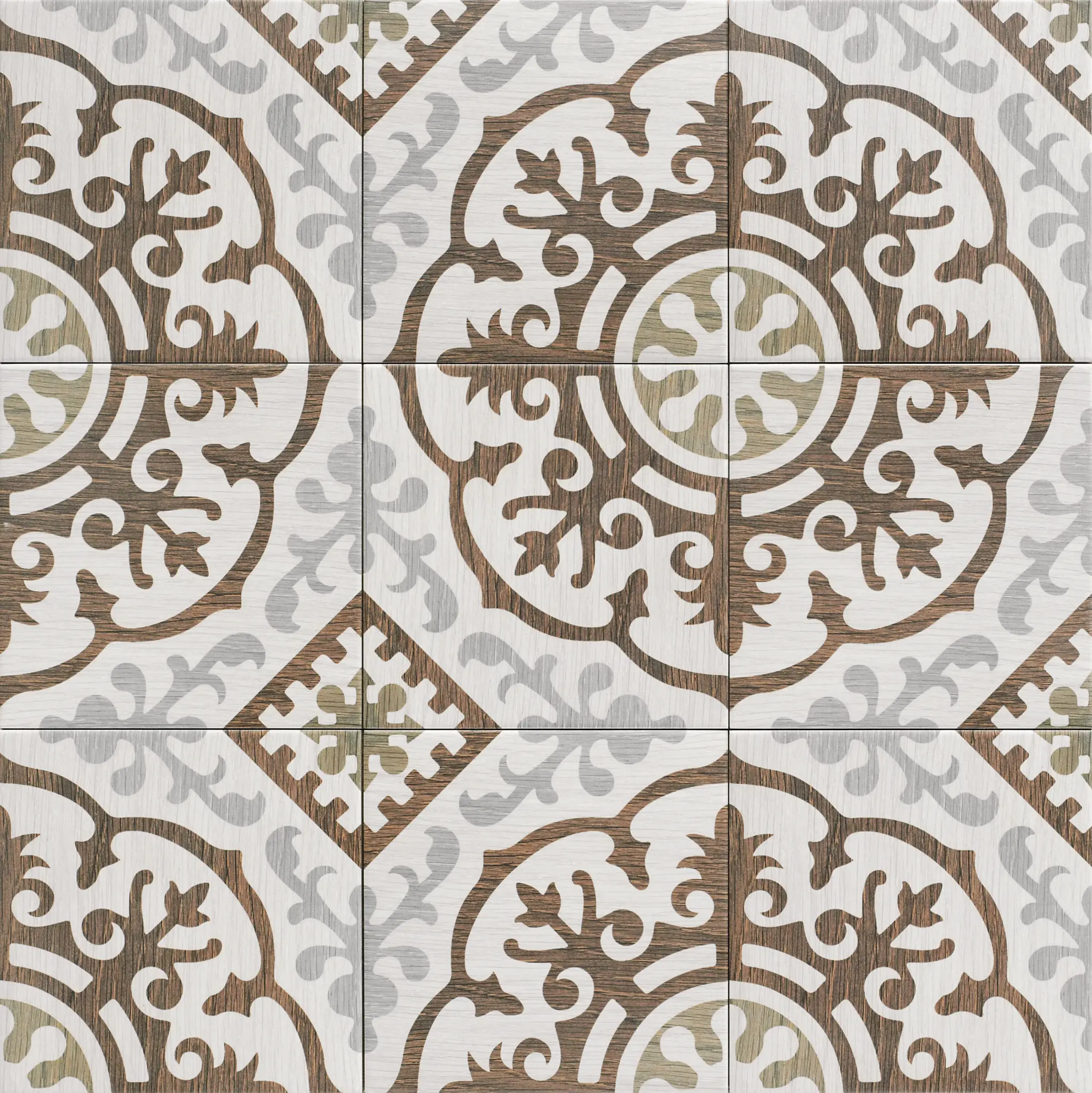 Patch Mix 8x8 Matte Porcelain Décor Tile "2"