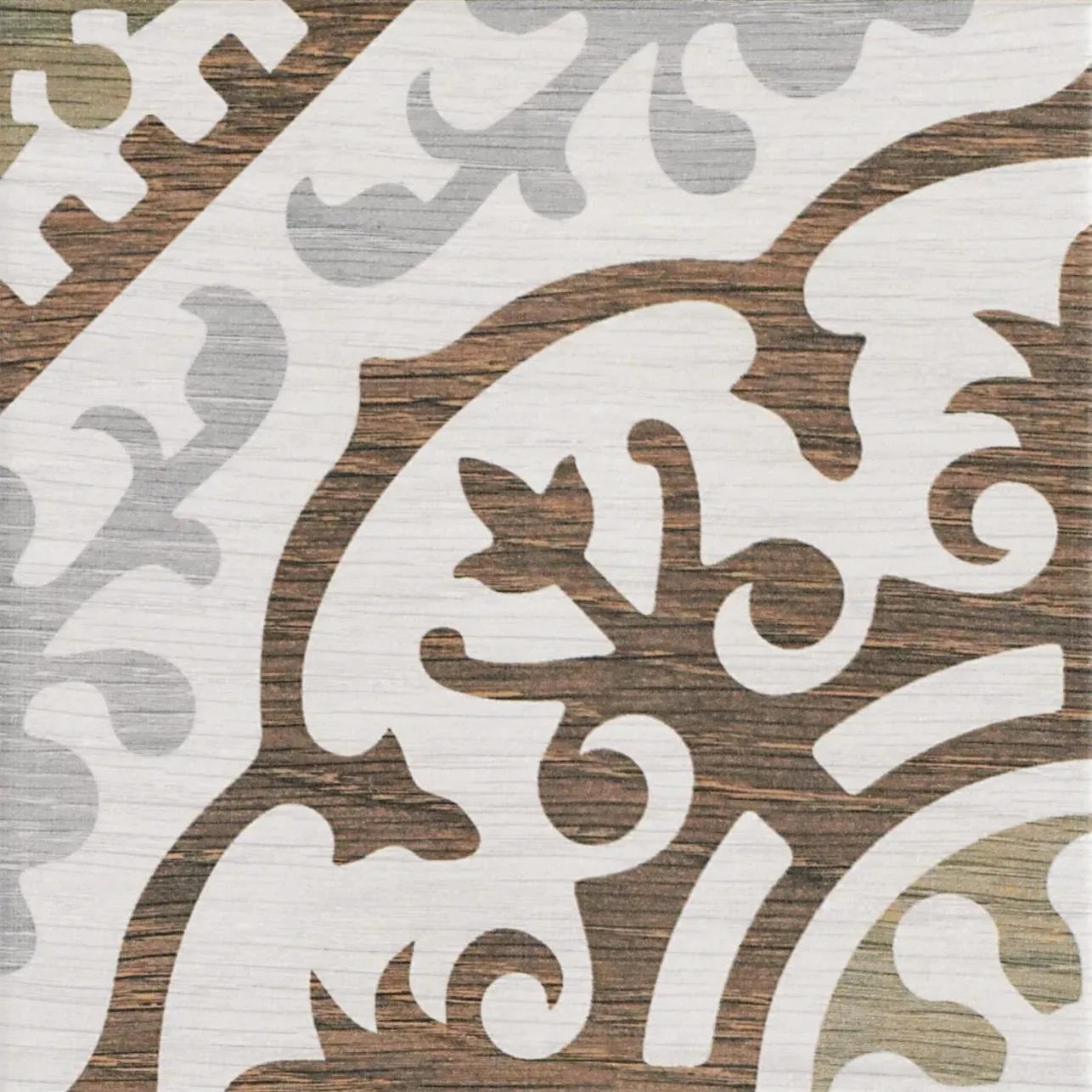 Patch Mix 8x8 Matte Porcelain Décor Tile 2