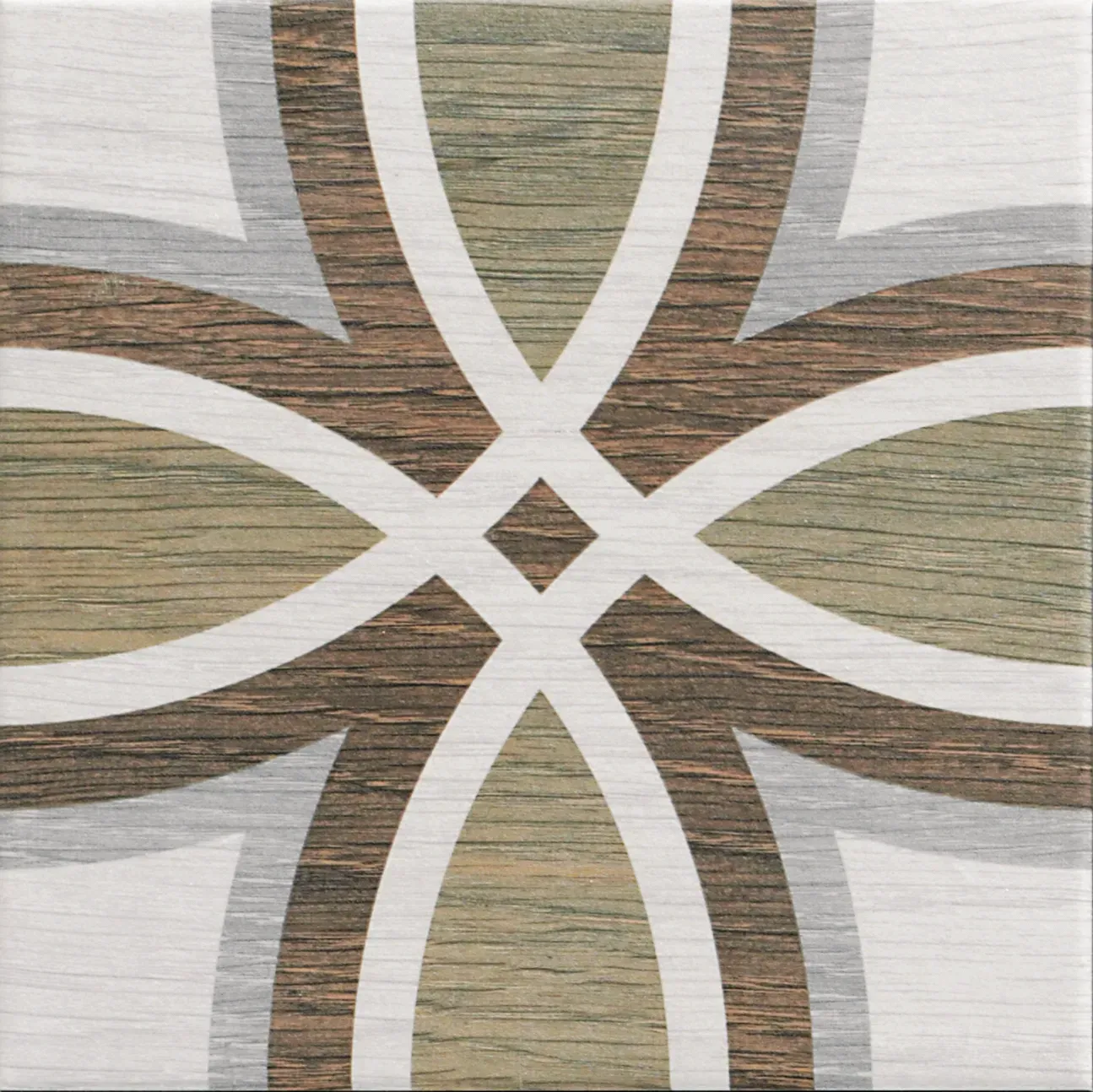 Patch Natural 8x8 Matte Porcelain Décor Tile "4"