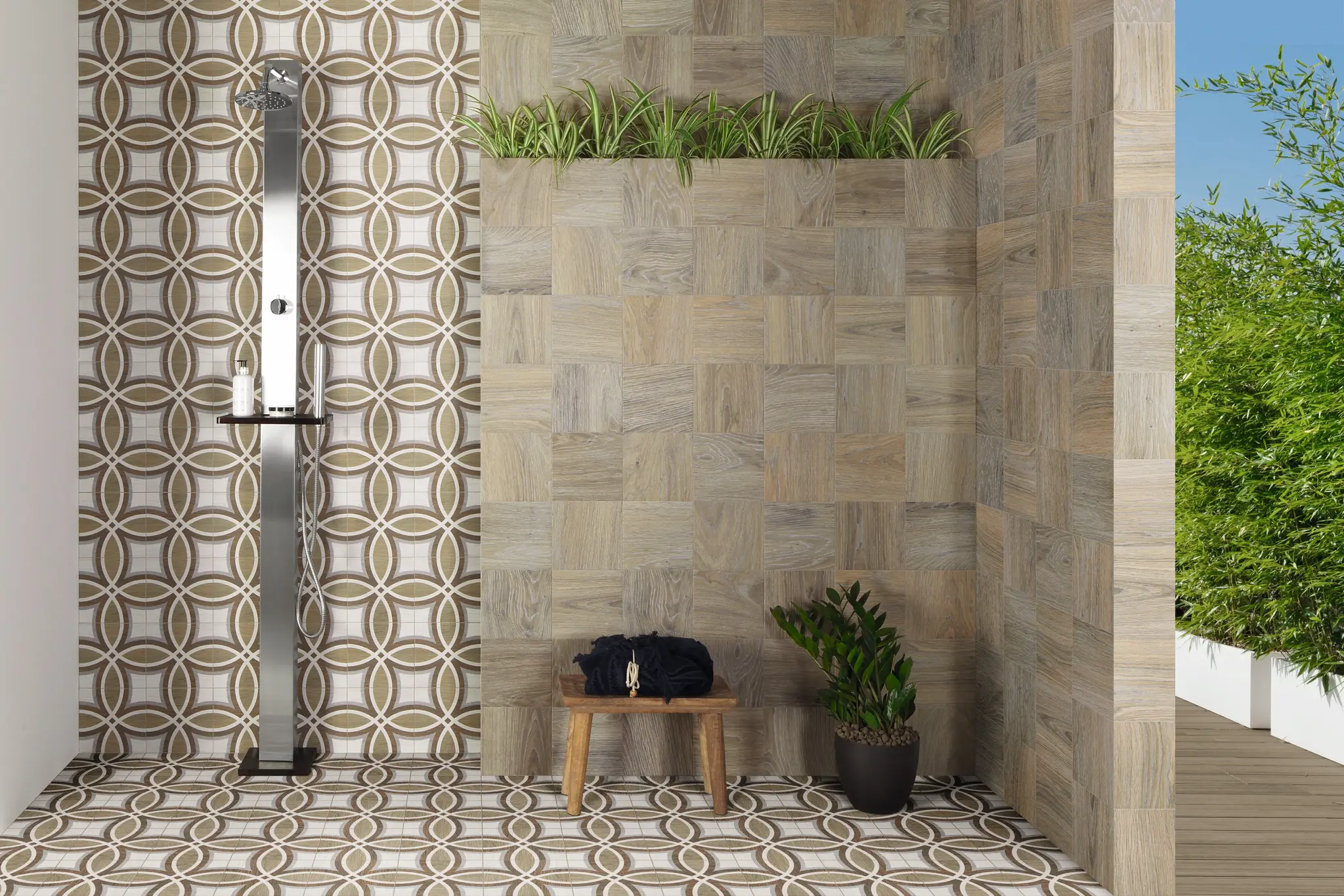 Patch Natural 8x8 Matte Porcelain Tile