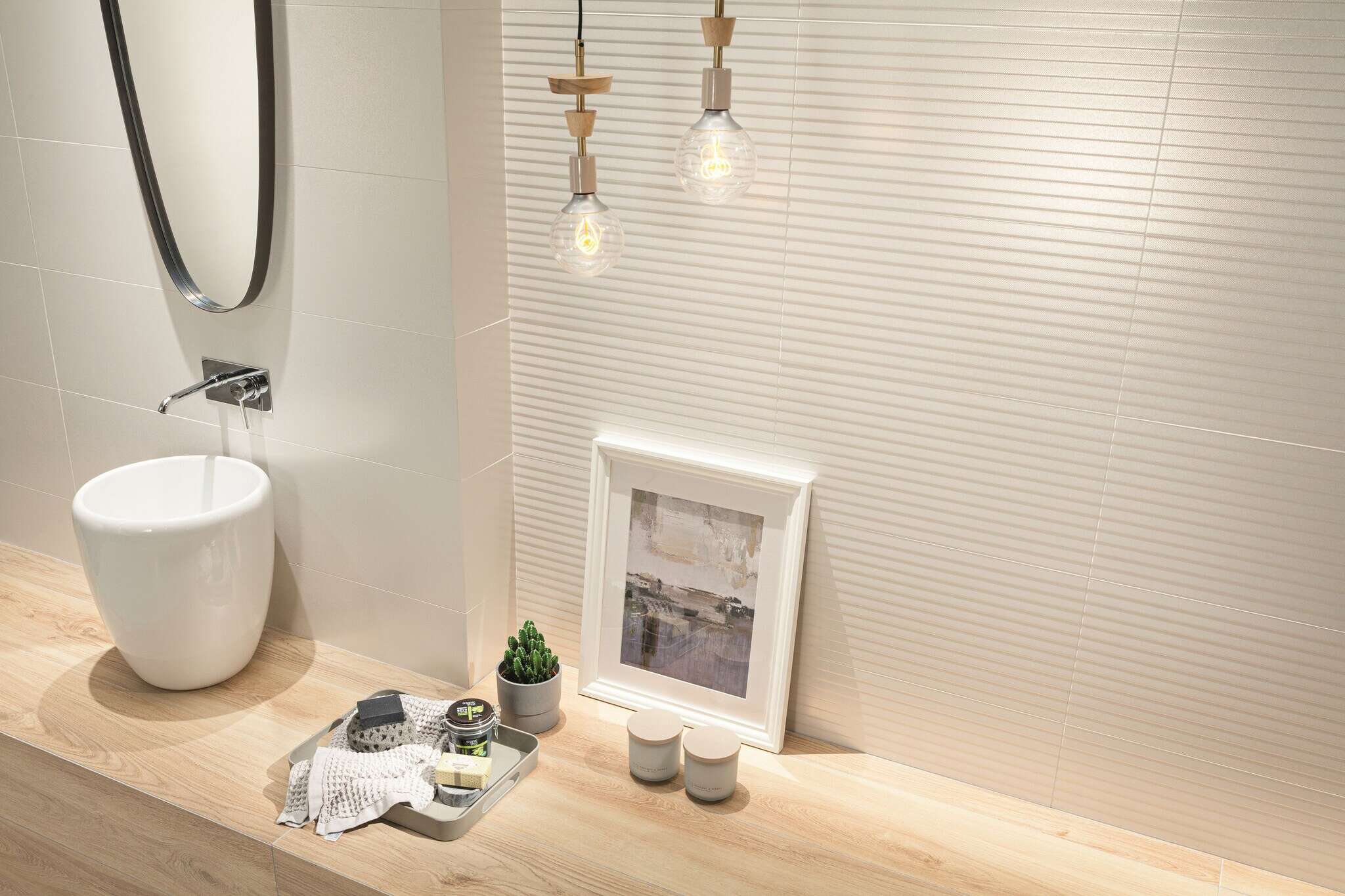 Product is available in different collections Reflection White 12x24 Semi-Matte Ceramic Wall Tile
