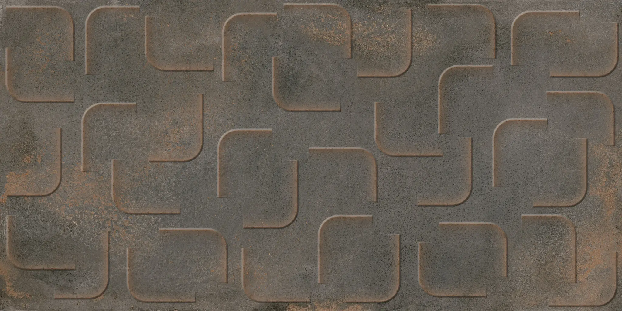 Metallic Sample - Metallic Steel 24x48 Matte Porcelain Structure Wall Tile