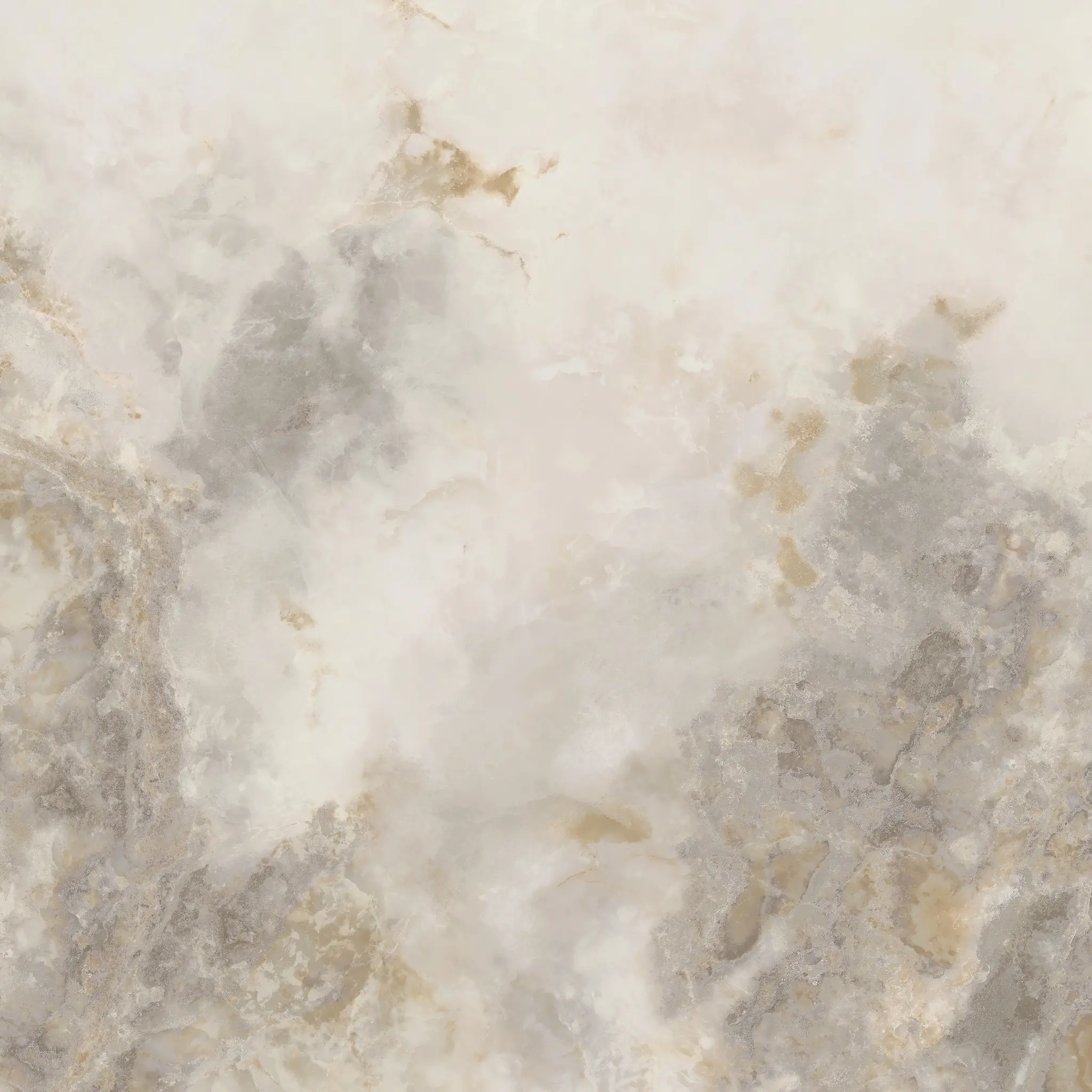 Onice Bianco Sample - Onice Bianco 48x48 Polished Porcelain Tile